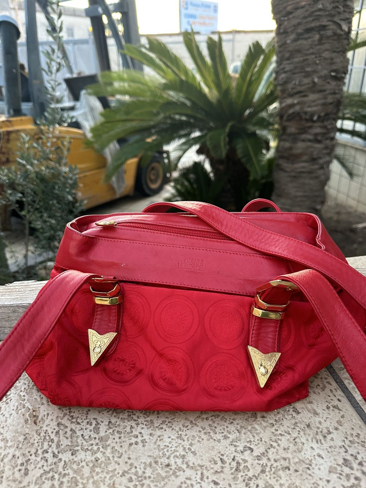 Versace Gianni Versace Red Bag Vintage 1990s Size ONE SIZE - 2 Thumbnail