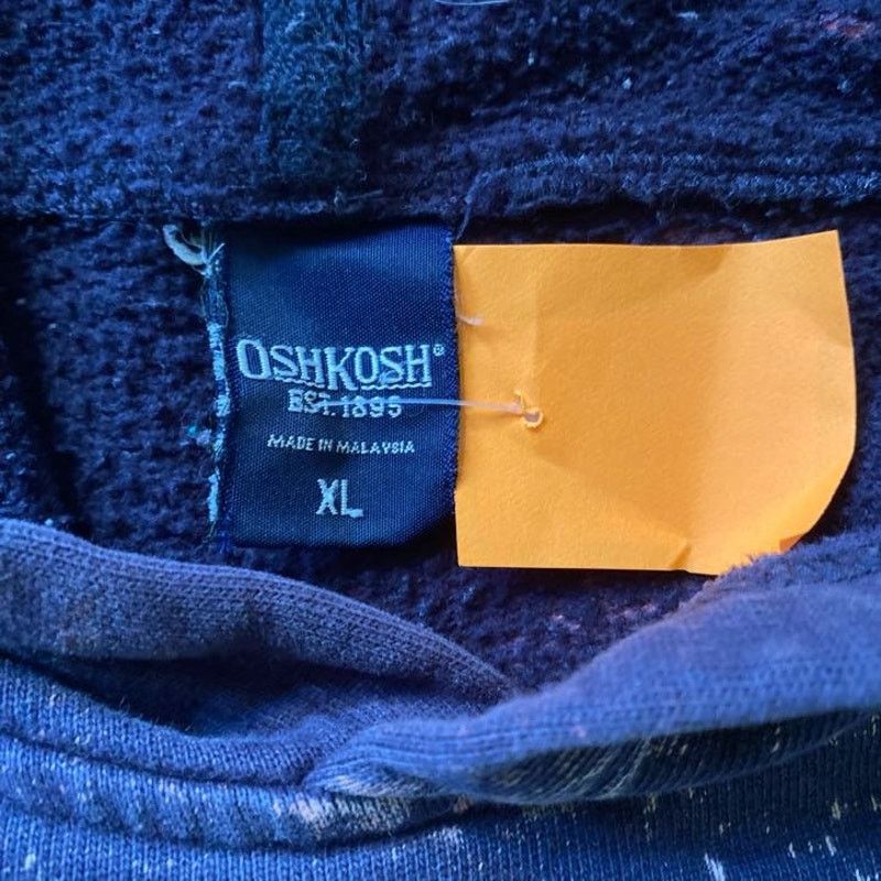 Oshkosh Bleach Stained Vintage Osh Kosh Hoodie Size US XL / EU 56 / 4 - 3 Thumbnail