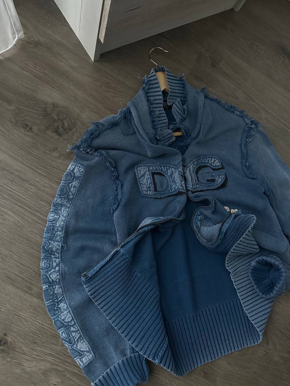 Dolce & Gabbana × Vintage Vintage Dolce&Gabbana Blue Full Zip Hoodie Center Logo Size US M / EU 48-50 / 2 - 9 Thumbnail