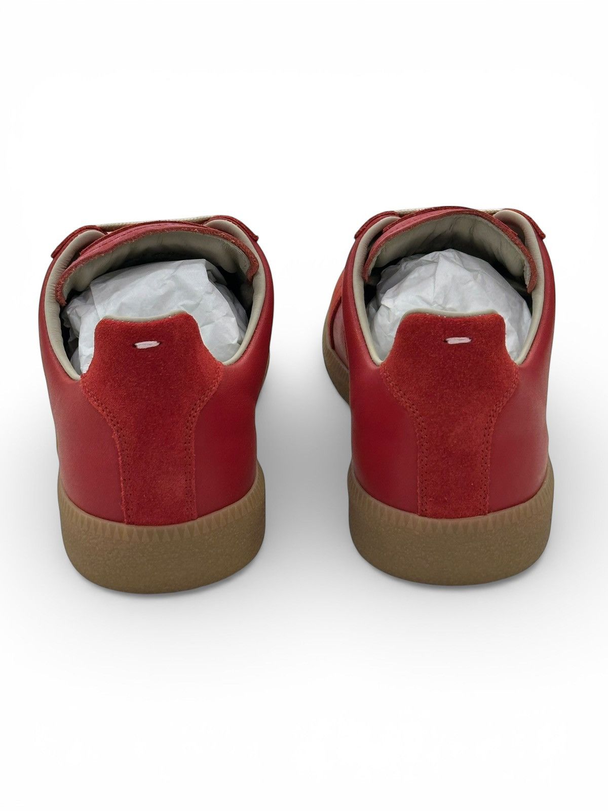 Maison Margiela Maison Margiela ReplicaRed Gum Leather Suede Low (Sz7 (40) Size US 7 / EU 40 - 5 Thumbnail