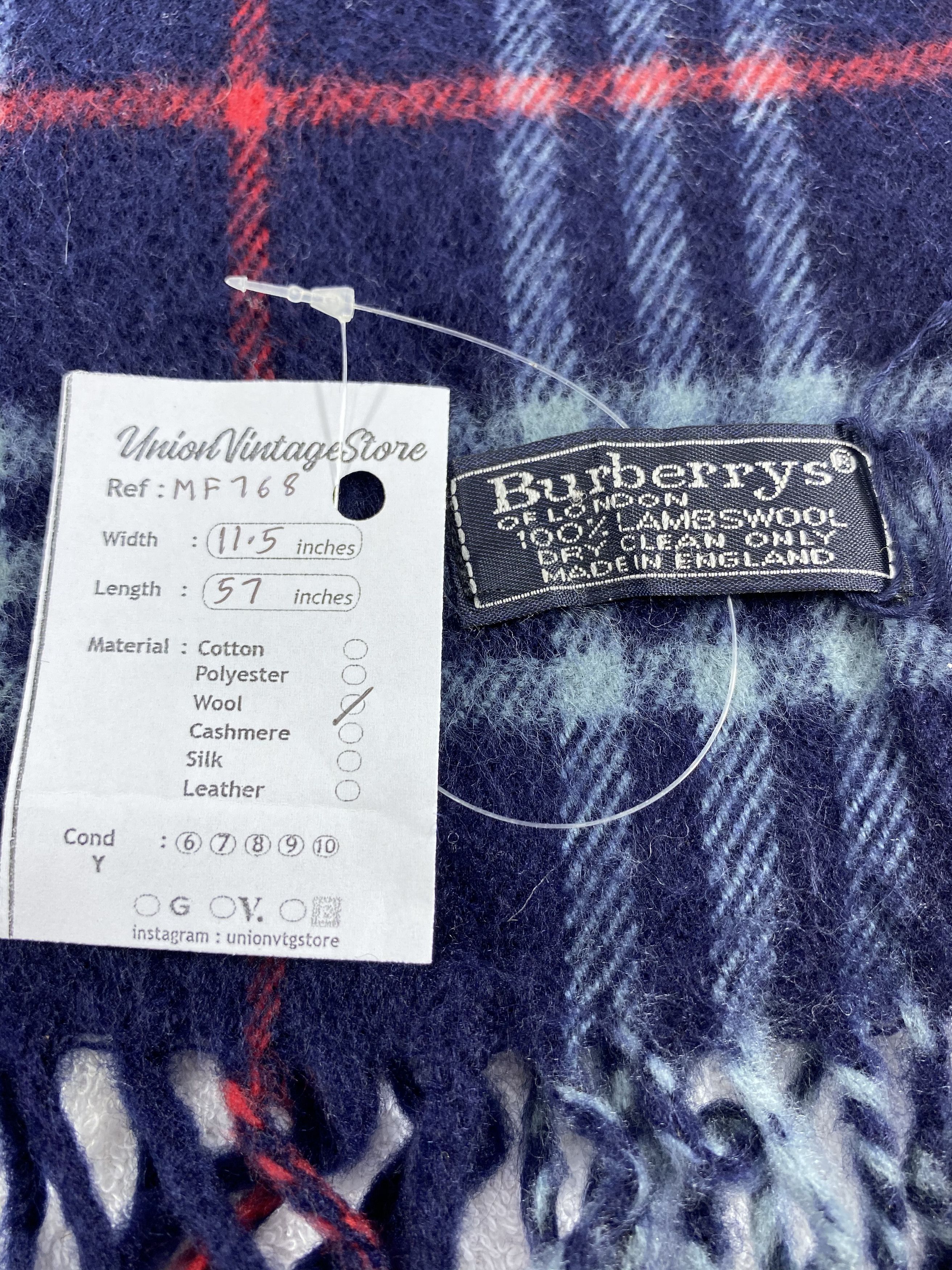 Burberry Vintage Burberry Scarf/Muffler/Neckwear MF768 Size ONE SIZE - 4 Thumbnail
