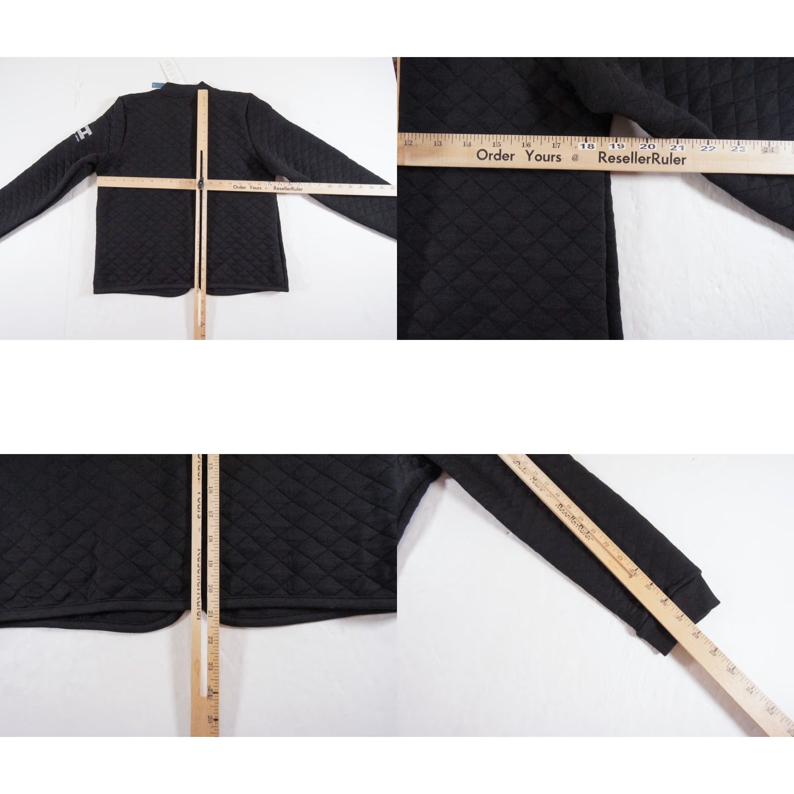 Marine Layer Marine Layer Women's Bomber Jacket Medium Black Full Zip Outdoor Casual Size M / US 6-8 / IT 42-44 - 8 Thumbnail