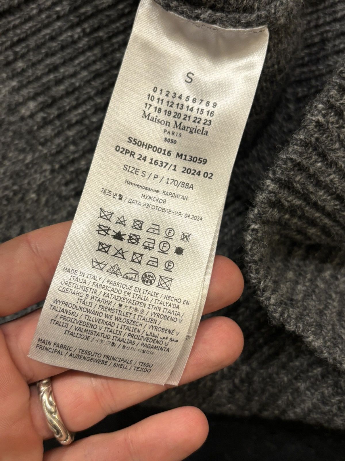 Maison Margiela Maison Margiela Knit Cardigan Size US S / EU 44-46 / 1 - 4 Thumbnail