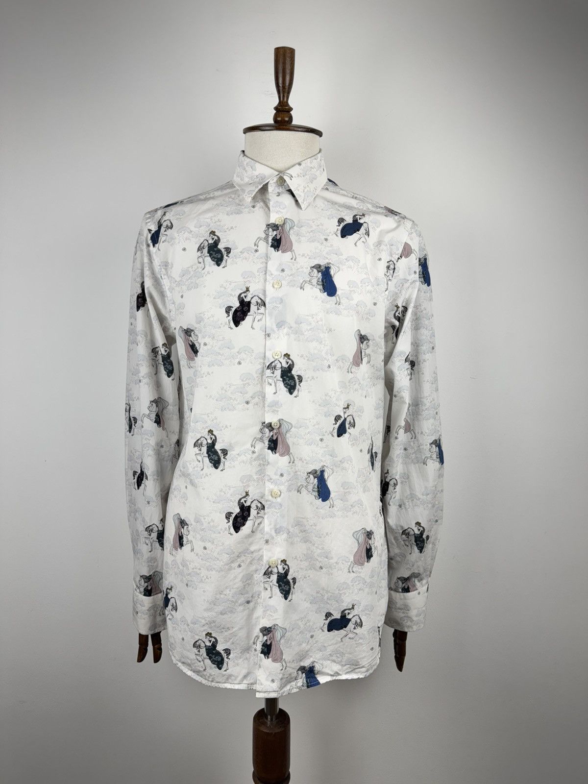 Designer Turner Sanderson Long Sleeve Button Down Shirt size 16 1/2 Size US XL / EU 56 / 4 - 1 Thumbnail