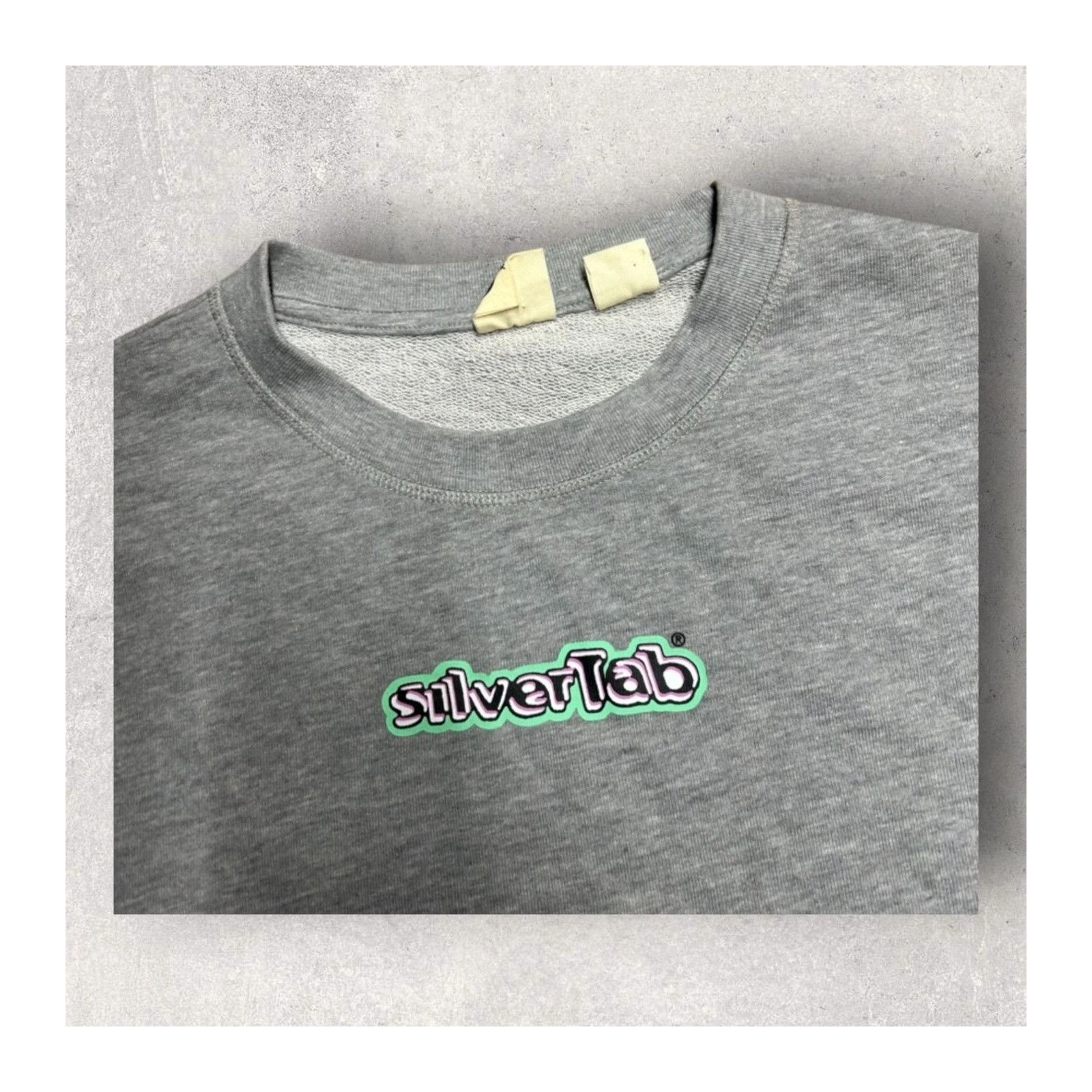 Levi's Levis Sweater Silvertab Mens XL Pullover Gray Crewneck Graph Size US XL / EU 56 / 4 - 2 Thumbnail
