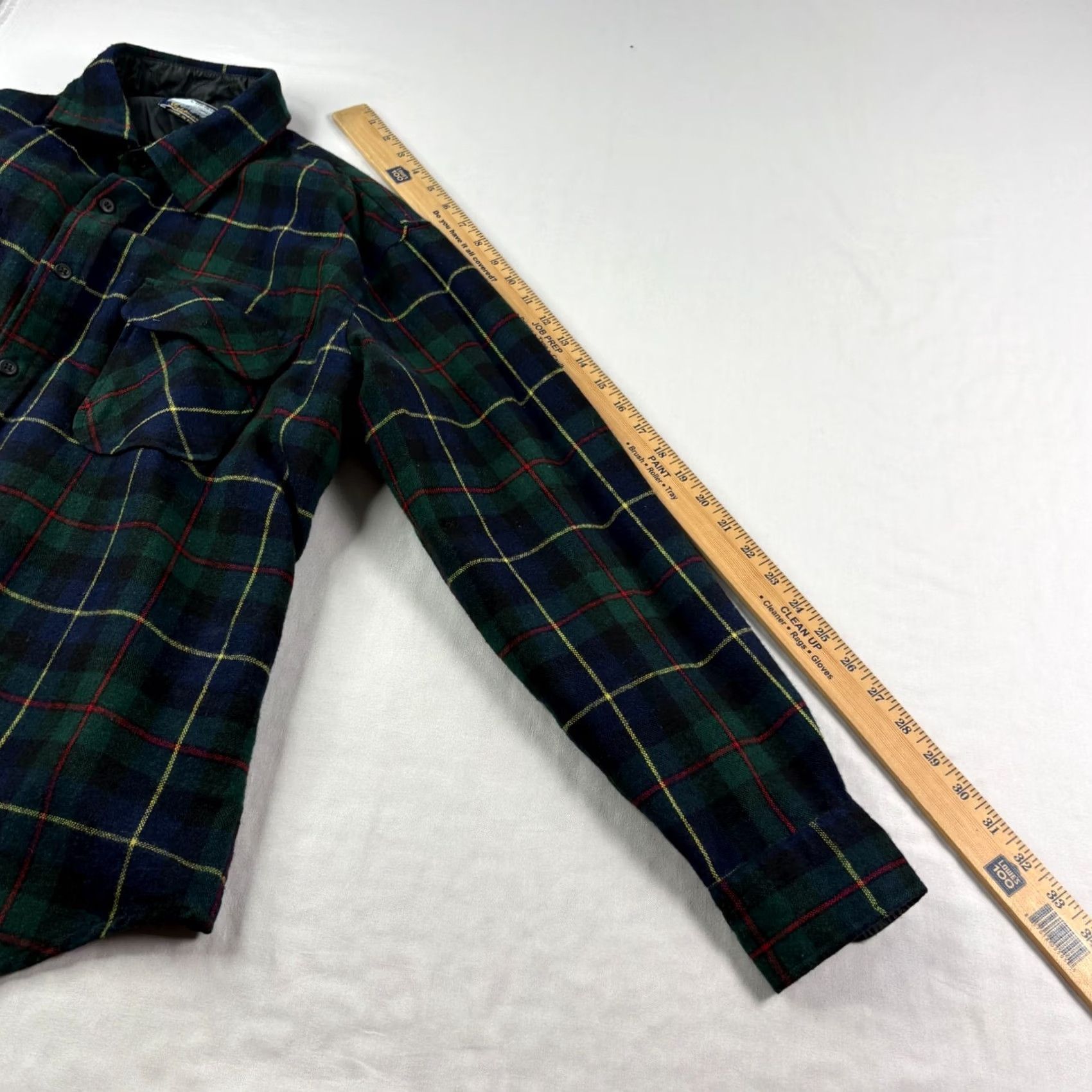Vintage VINTAGE Fieldmaster Shirt Mens Large Blue Green Plaid Wool Flannel Workwear Size US L / EU 52-54 / 3 - 5 Thumbnail