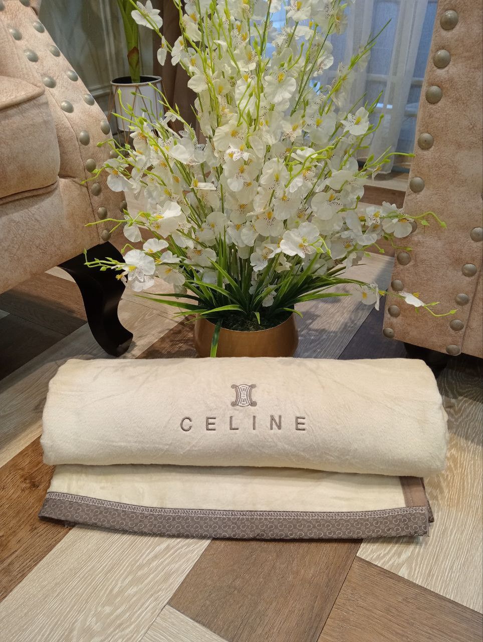 Celine LUXURY CELINE BLANKET - SIZE 140cm x 200cm Size ONE SIZE - 2 Thumbnail