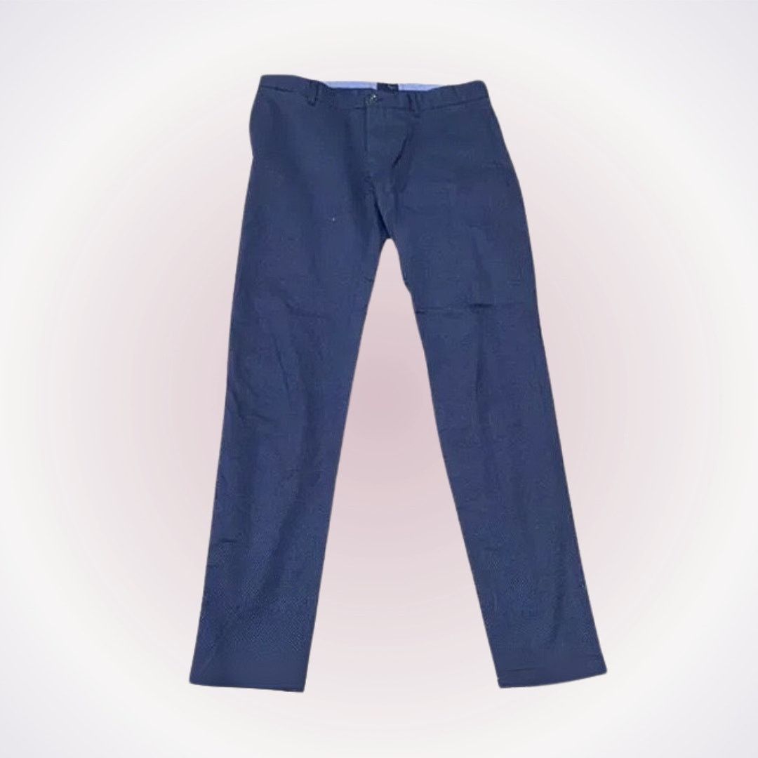 Other Lufian slim fit blue pants trousers | Sz 34 SEE MEASUREMENTS Size US 34 / EU 50 - 1 Thumbnail