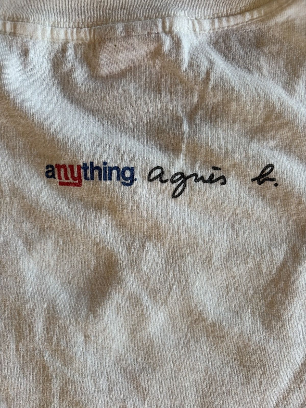 agnes b. 00' Vintage Anything x Agnus B Tshirt Size US XL / EU 56 / 4 - 8 Thumbnail