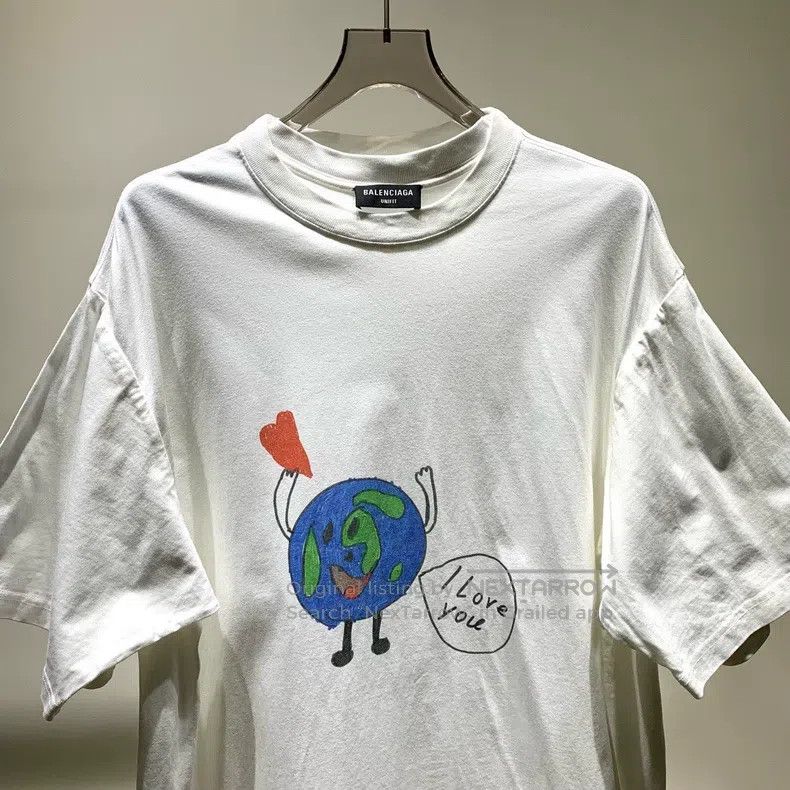 Balenciaga Balenciaga Letter Pattern Printed Short Sleeve T-Shirt Size US XXS / EU 40 - 3 Thumbnail