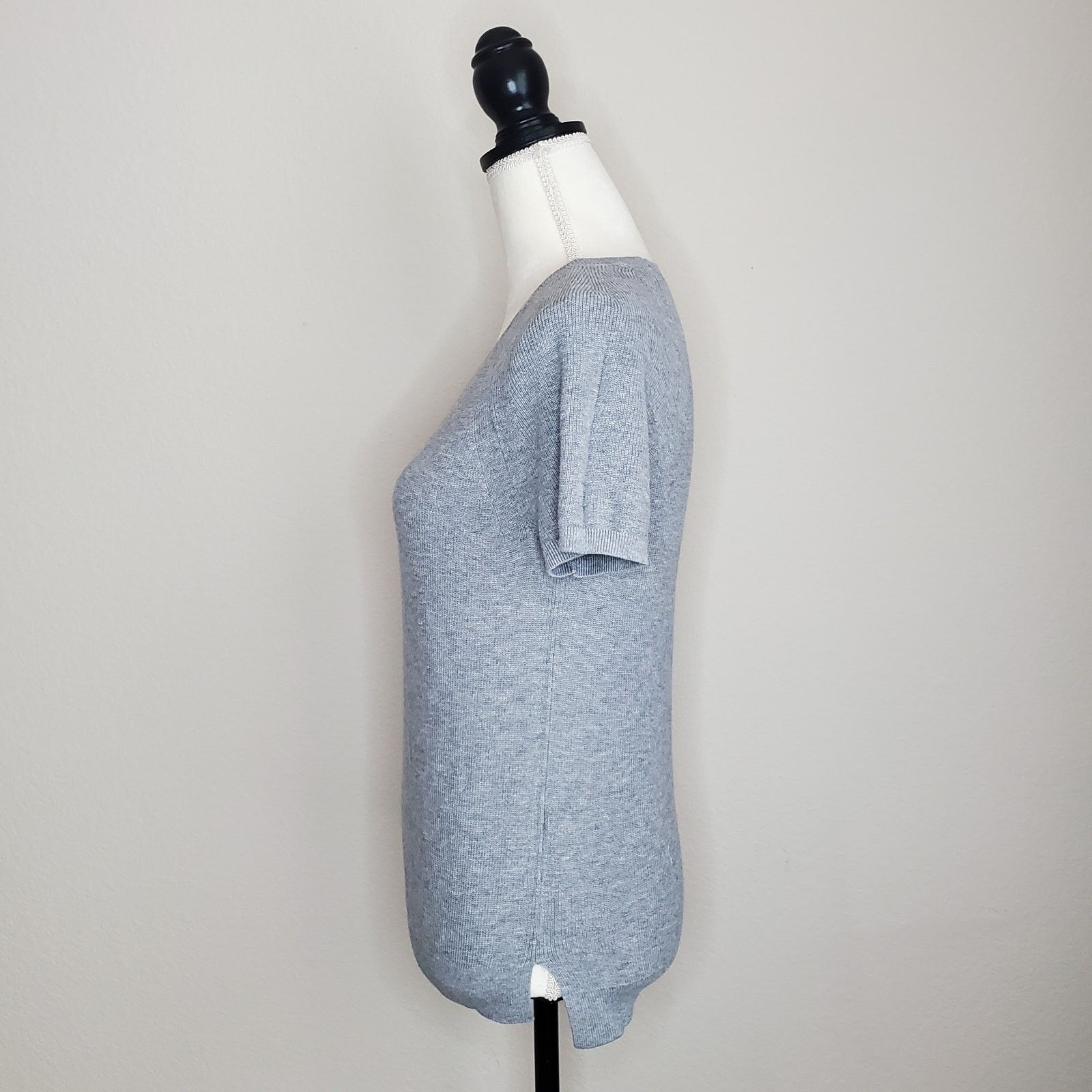 Everlane Everlane Gray Knit Top XS Size XS / US 0-2 / IT 36-38 - 4 Thumbnail