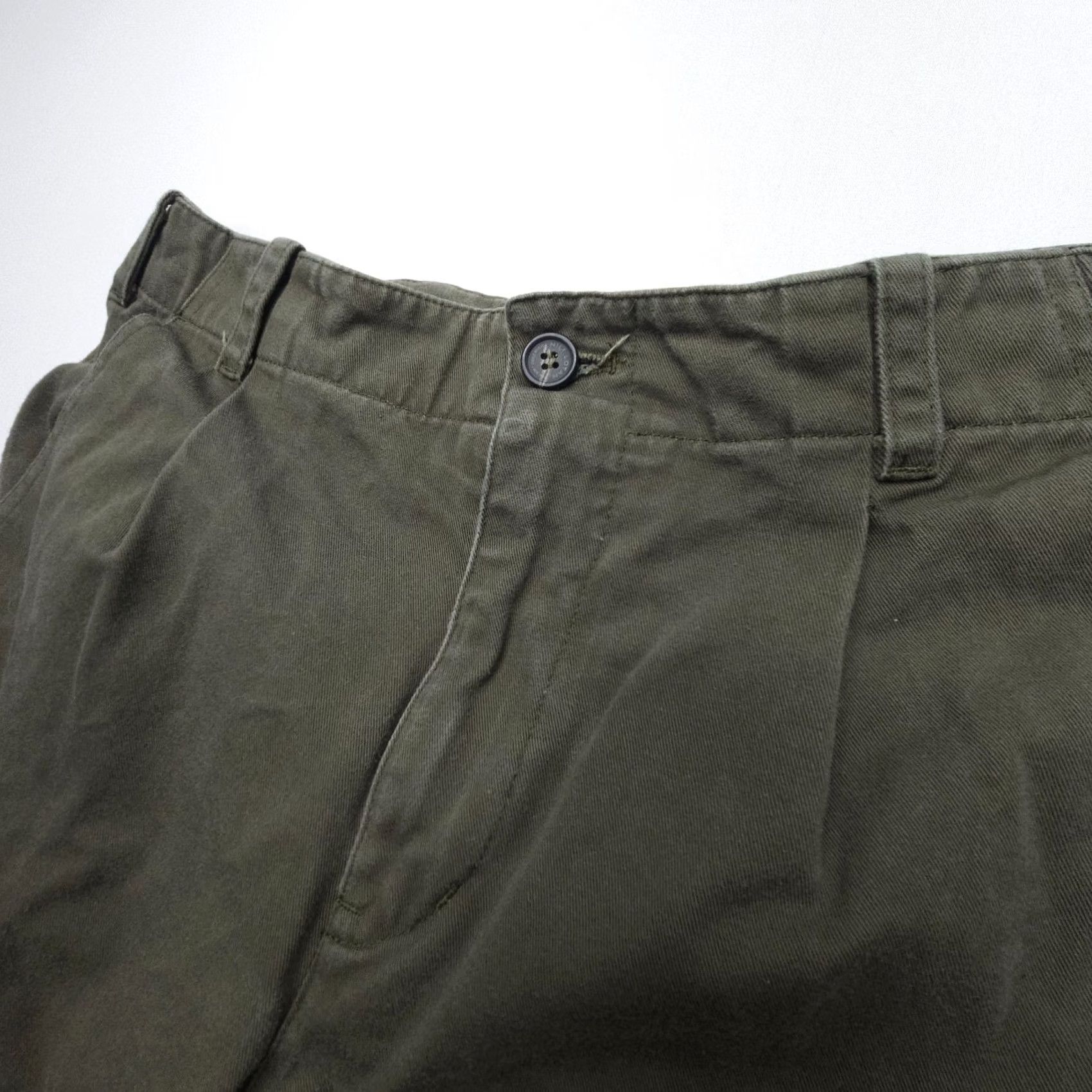 Nili Lotan Nili Lotan Yannic Cargo Pants Womens 6 Green Cotton Twill Cargo Pants Crop Military Army Clothes Slim Straight 30 In Seam Vintage: No Size 28" / US 6 / IT 42 - 6 Thumbnail