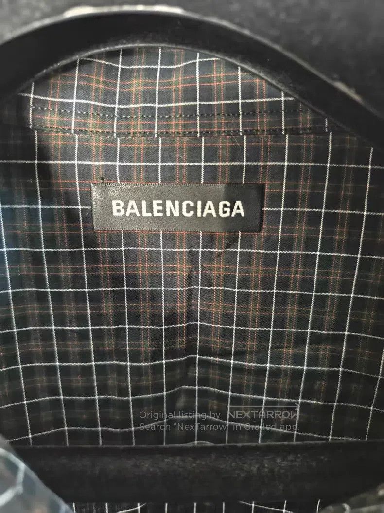 Balenciaga Balenciaga size 41 Embroidered logo shirt Size US S / EU 44-46 / 1 - 3 Thumbnail