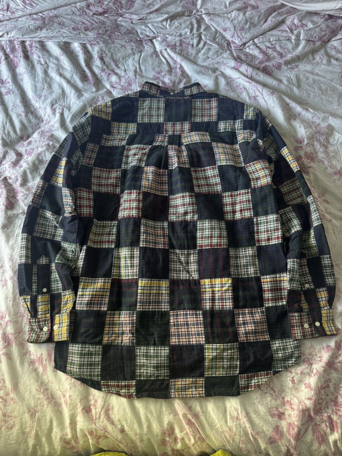 Only NY Ombre Plaid Patchwork Shirt Size US L / EU 52-54 / 3 - 5 Thumbnail