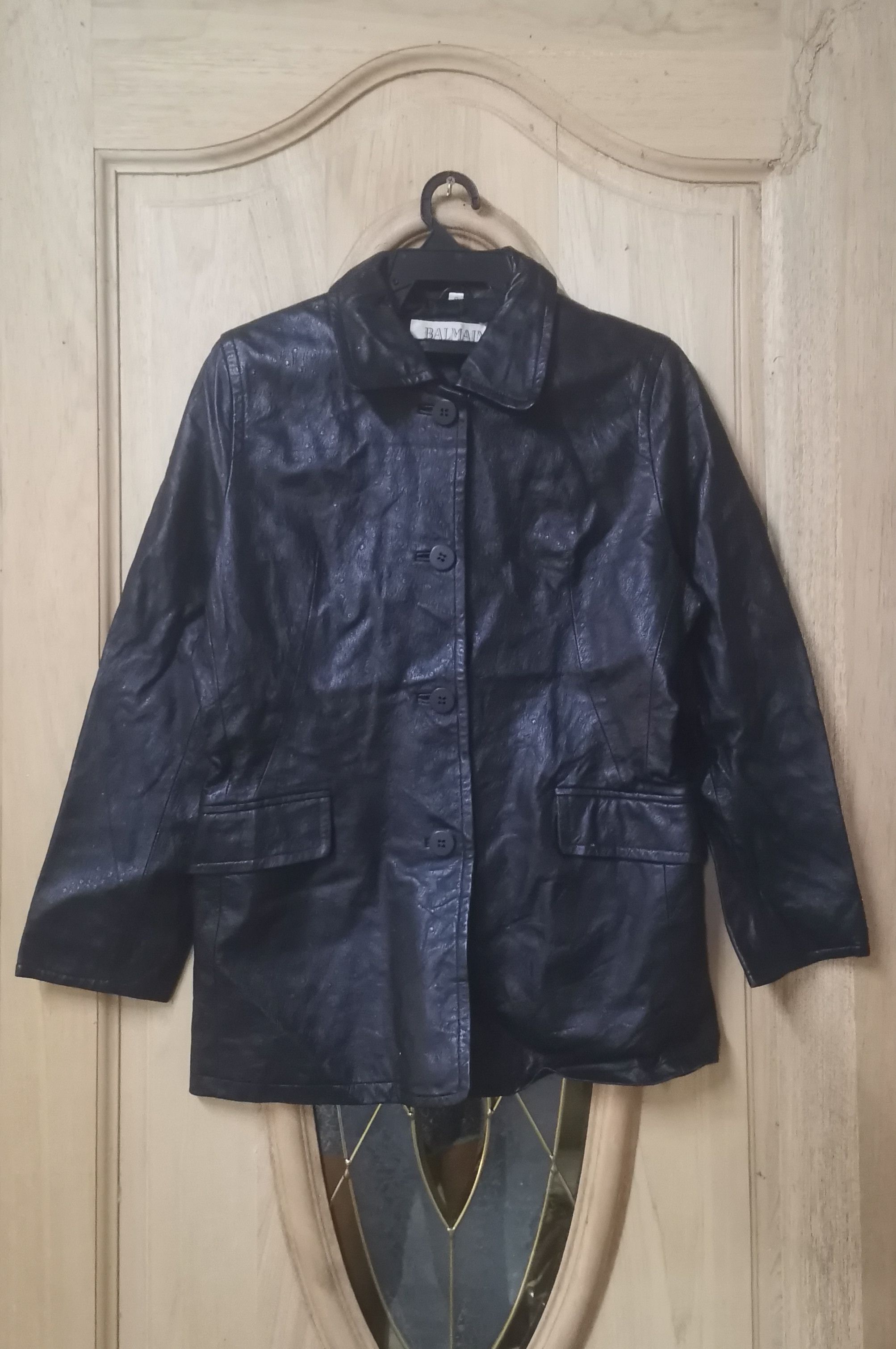 Balmain Balmain Paris Ostrich skin leather jacket Size M / US 6-8 / IT 42-44 - 1 Thumbnail