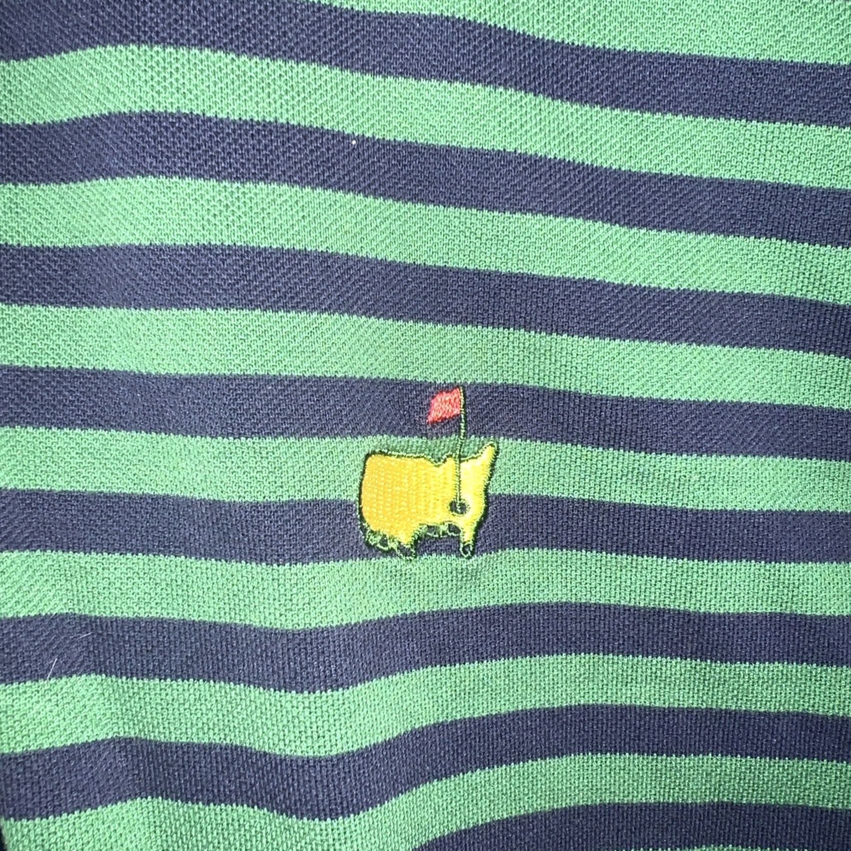Vintage VINTAGE Masters Collection Green Striped Polo Shirt Mens XL Size Adult Green Polo Shirts Mens XL Size US XL / EU 56 / 4 - 4 Thumbnail