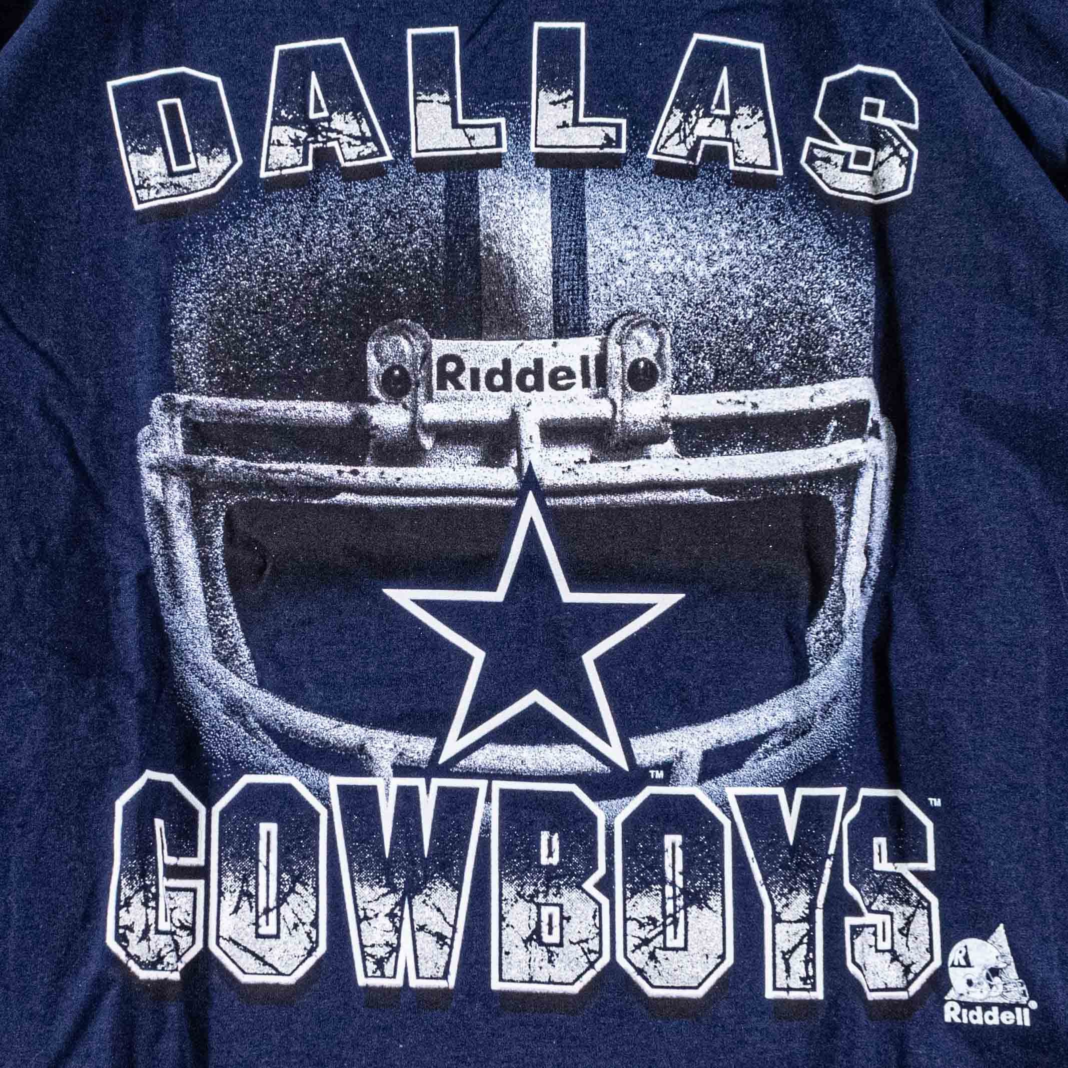 Riddell Dallas Cowboys Riddell Helmet Shirt Long Sleeve 90s NFL Logo Size US XXL / EU 58 / 5 - 4 Thumbnail