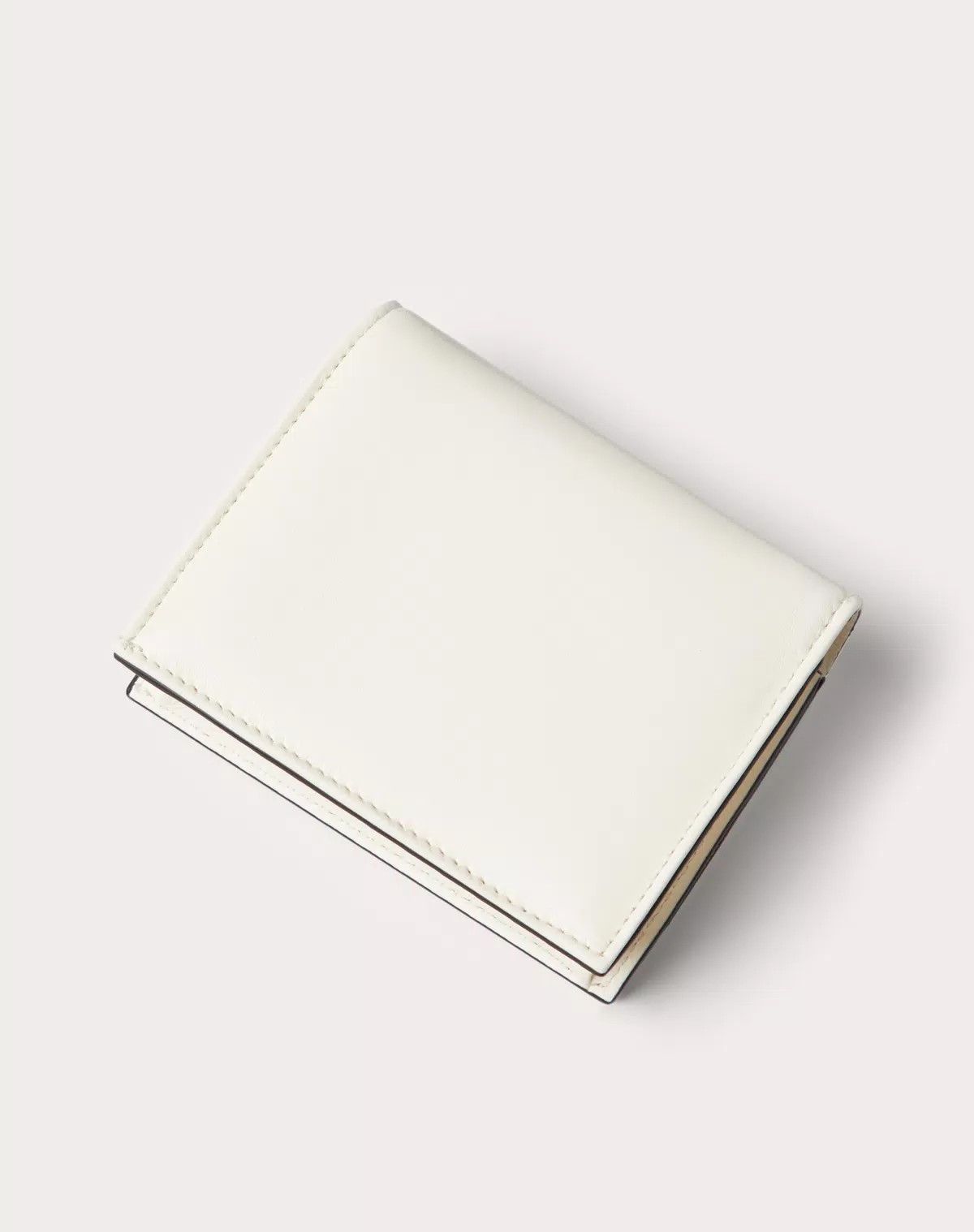 Valentino o1s1wg110625 Size: OS/Roman Stud Wallet in White Size ONE SIZE - 3 Thumbnail