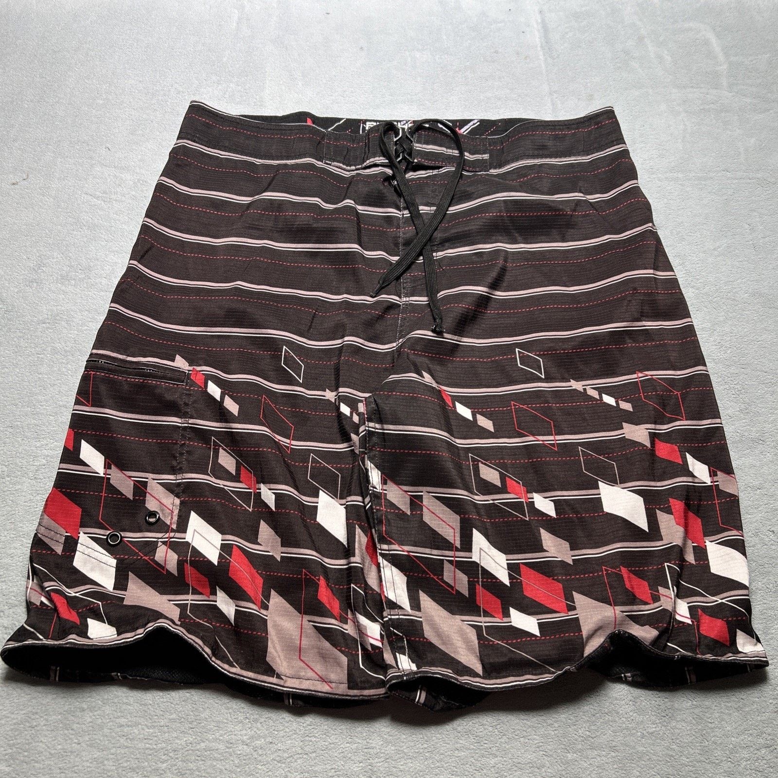 Anchor Blue Baggy Board Shorts Mens 38x12 Ripstop Anchor Blue VTG Trunks Size US 38 / EU 54 - 1 Thumbnail