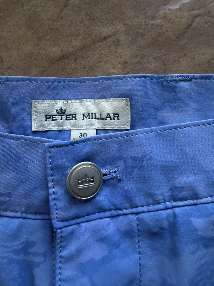Peter Millar Peter Millar Blue Camo Shorts Size US 30 / EU 46 - 2 Thumbnail