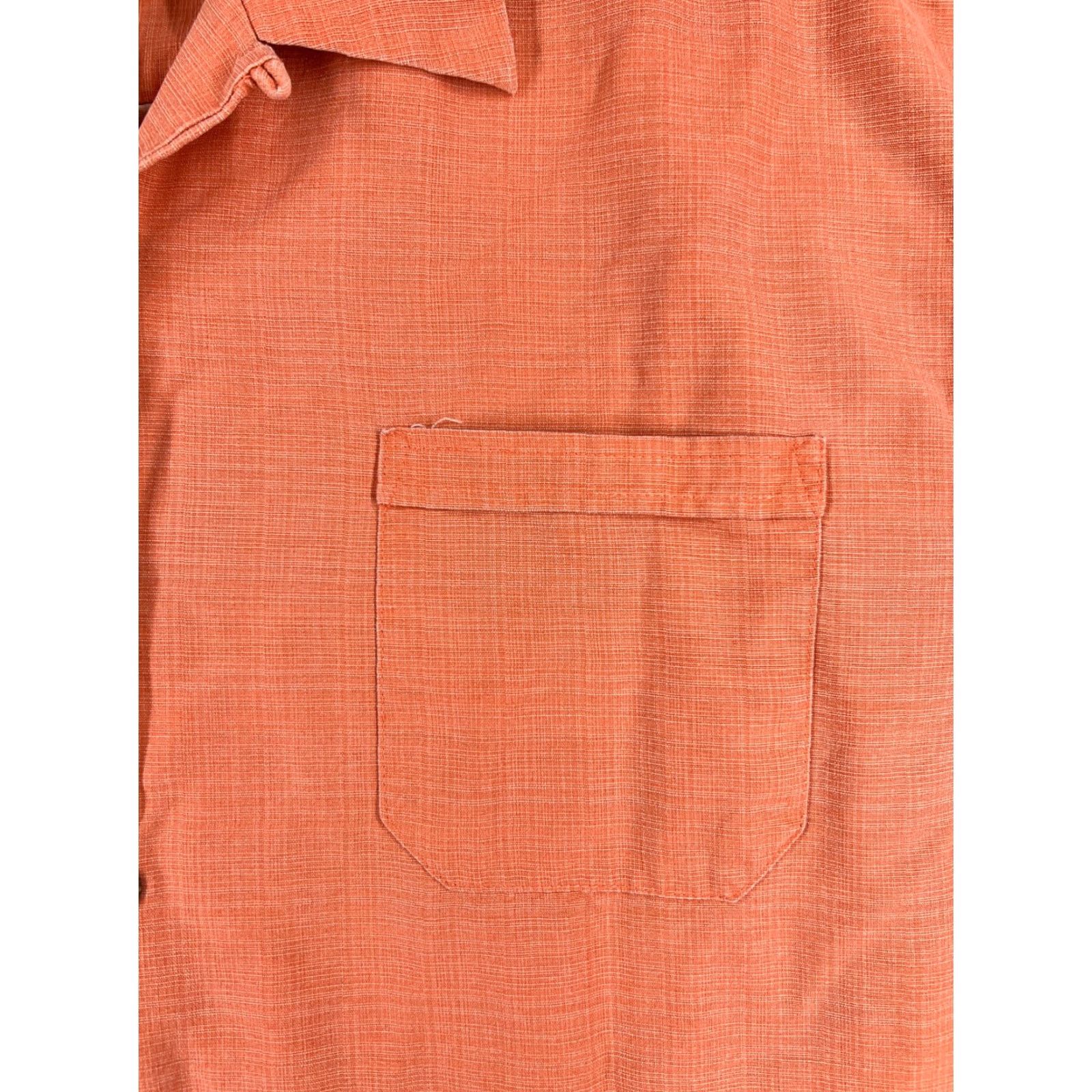 Vintage Jamaica Jaxx Shirt Men Extra Large Orange Button Up Pocket Hawaiian 100% Silk Size US XL / EU 56 / 4 - 6 Thumbnail