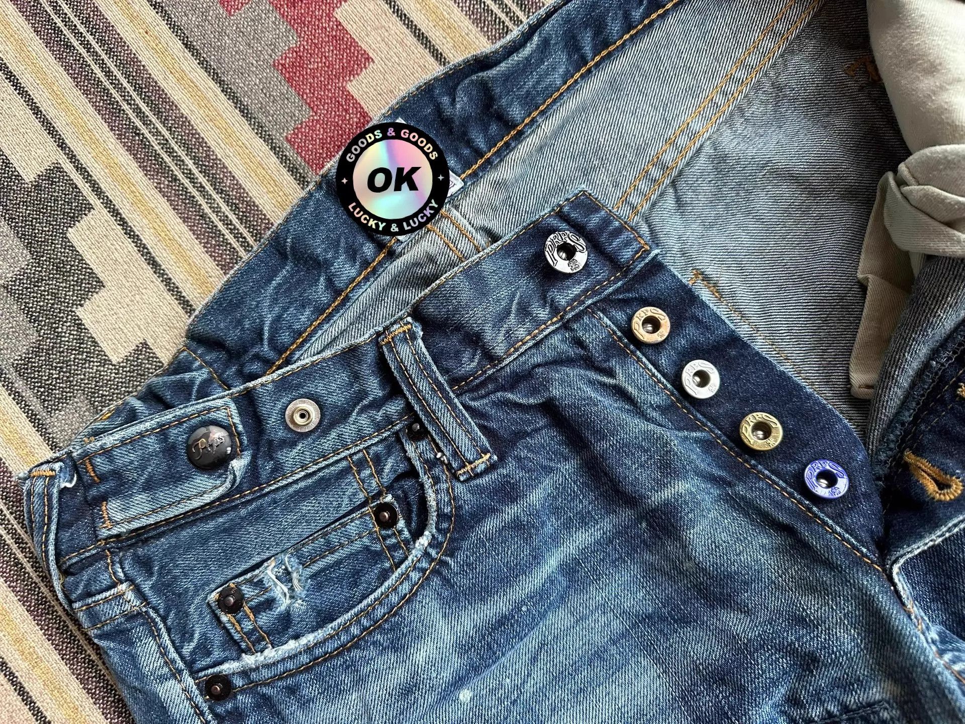 Prps Prps P47P09X Patchwork Distressed Jeans Beckham 9/10 30 Size US 30 / EU 46 - 5 Thumbnail