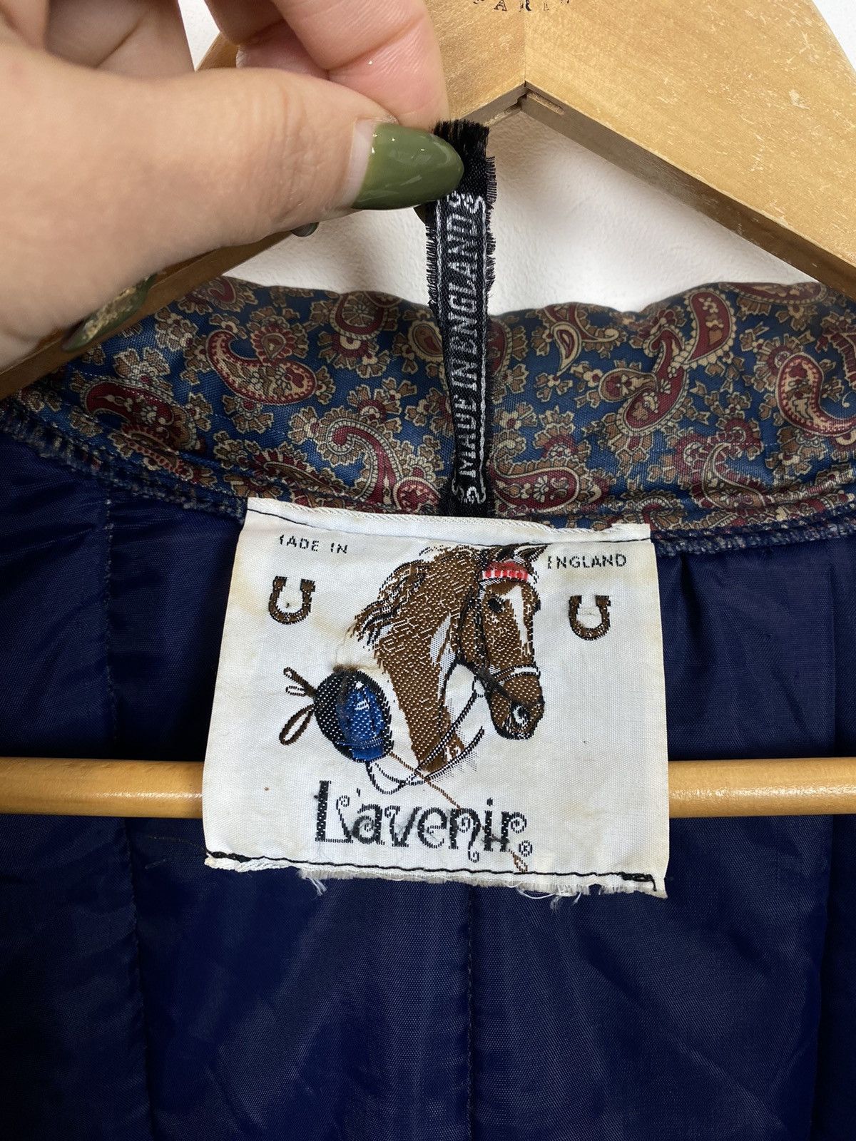 Vintage Lavenir Women’s Padded Equestrian Gilet Waistcoat Jacket Top Size L / US 10 / IT 46 - 7 Thumbnail