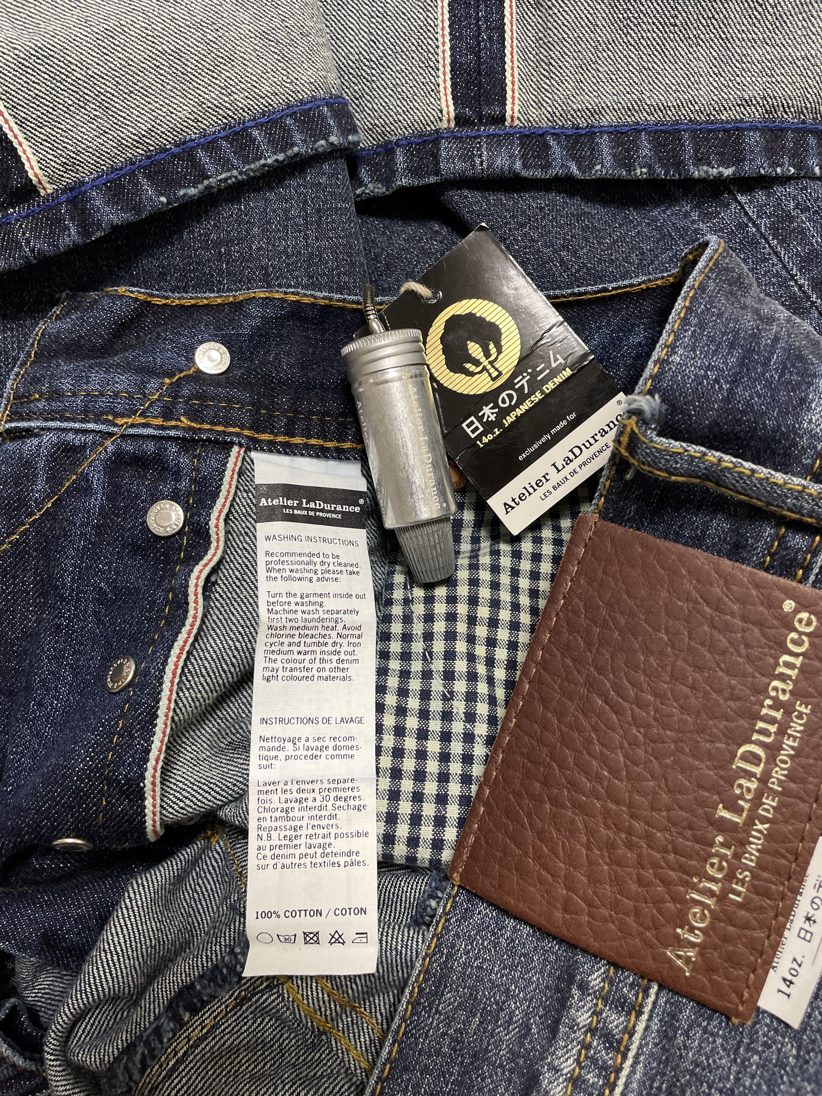 Atelier La Durance Atelier La Durance Royston Jeans Selvedge Japan Denim Washed Size US 30 / EU 46 - 11 Thumbnail