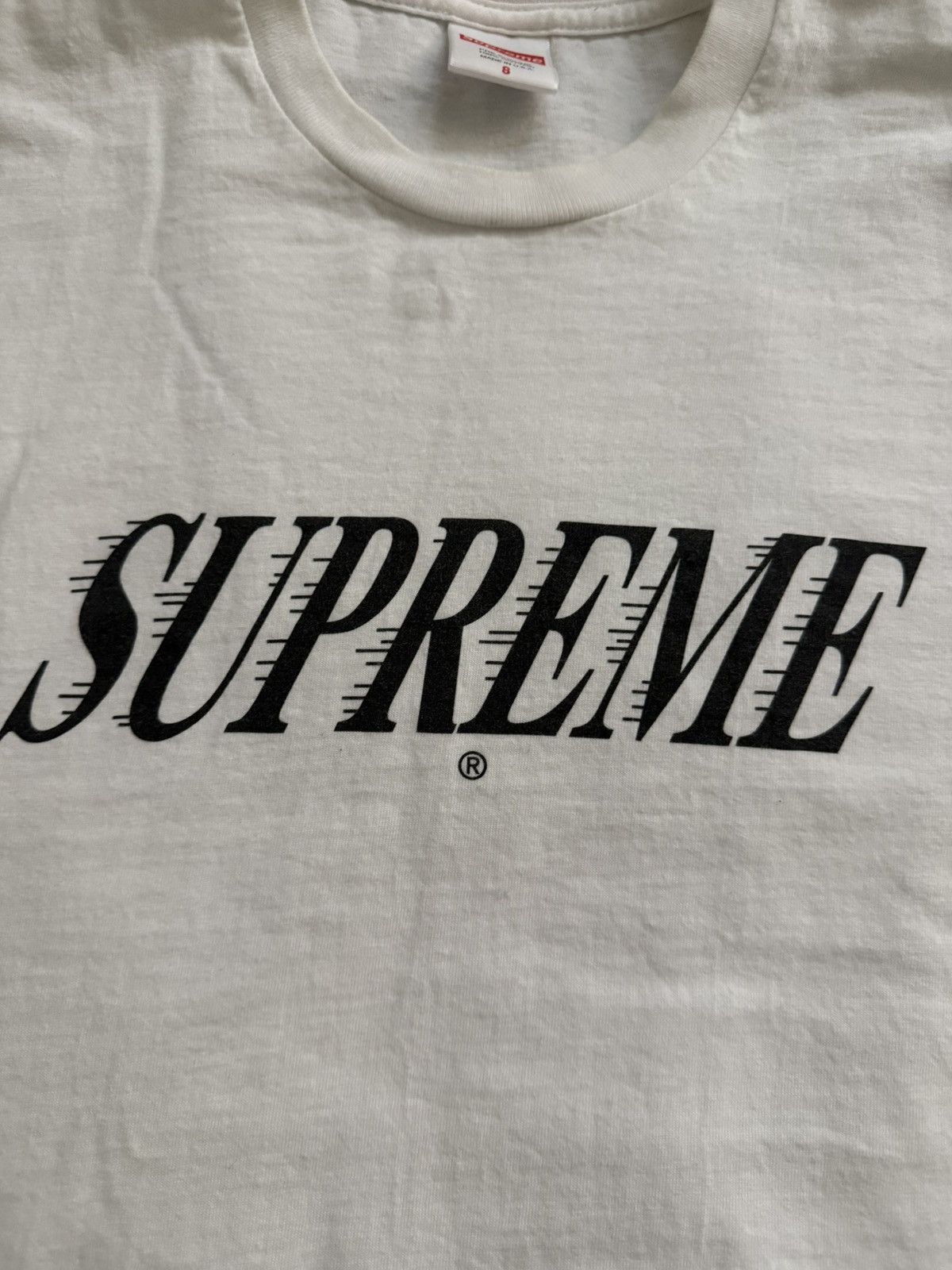 Supreme Supreme White Slap Tee | Size Small Size US S / EU 44-46 / 1 - 2 Thumbnail