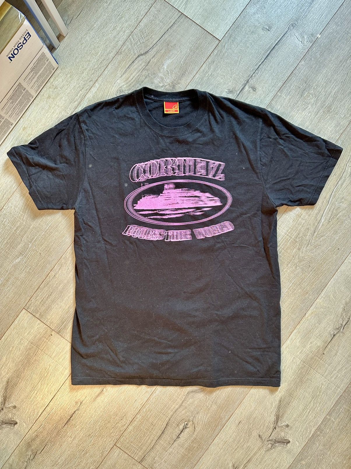 Corteiz Corteiz Pink Blur Alcatraz Tee | Grailed