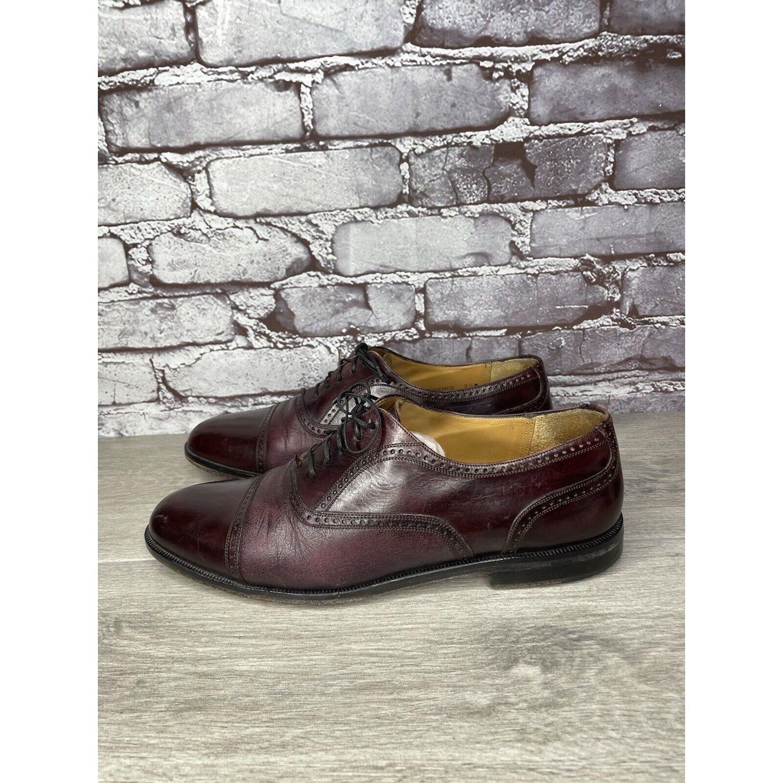 Mezlan Mezlan FLORENCE Purple Cordovan Cap Toe Oxford Dress Shoes M Size US 9.5 / EU 42-43 - 6 Thumbnail