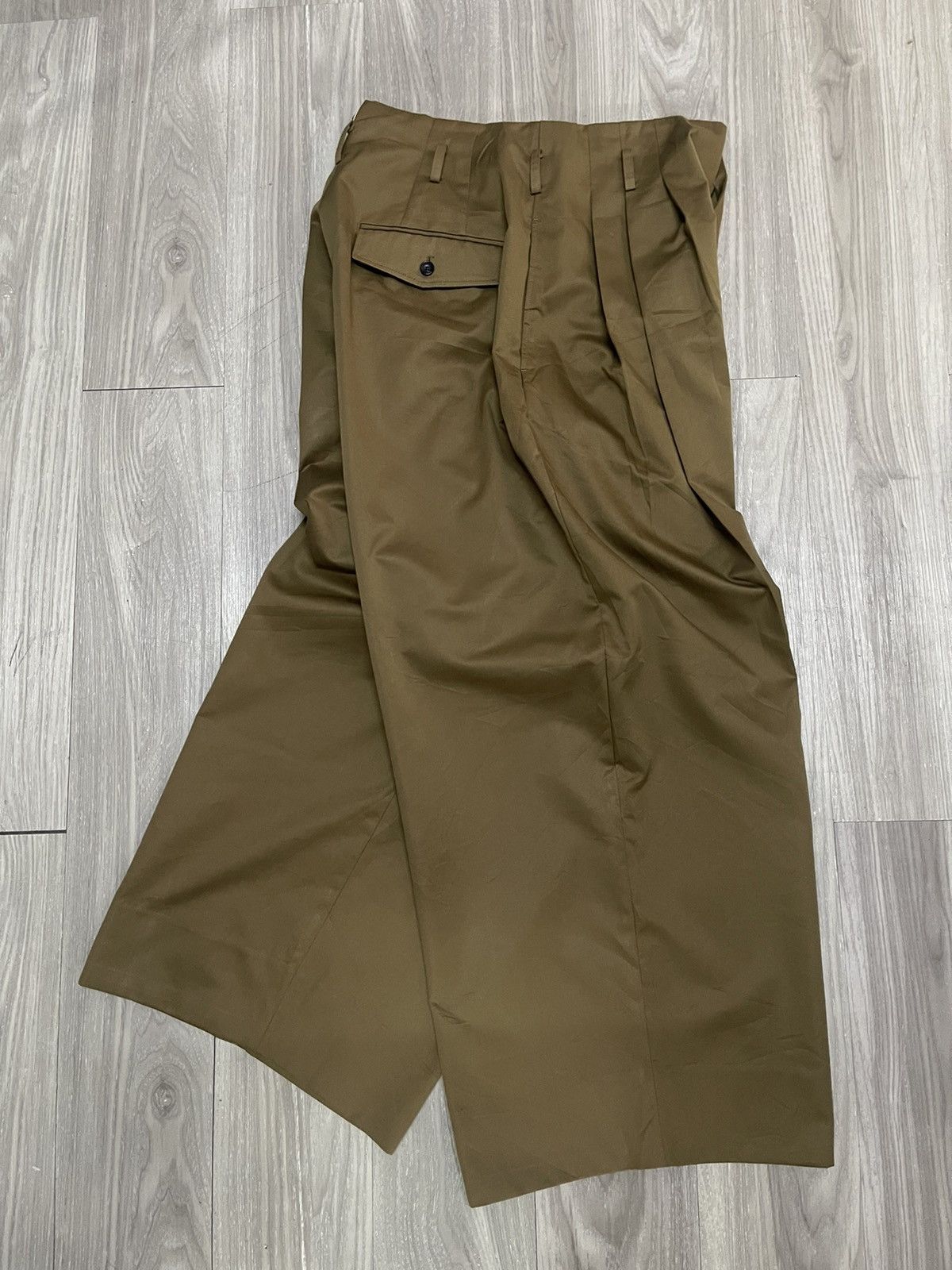 GU GU x And Beautiful People - Tuck Wide Pant Size US 30 / EU 46 - 8 Thumbnail