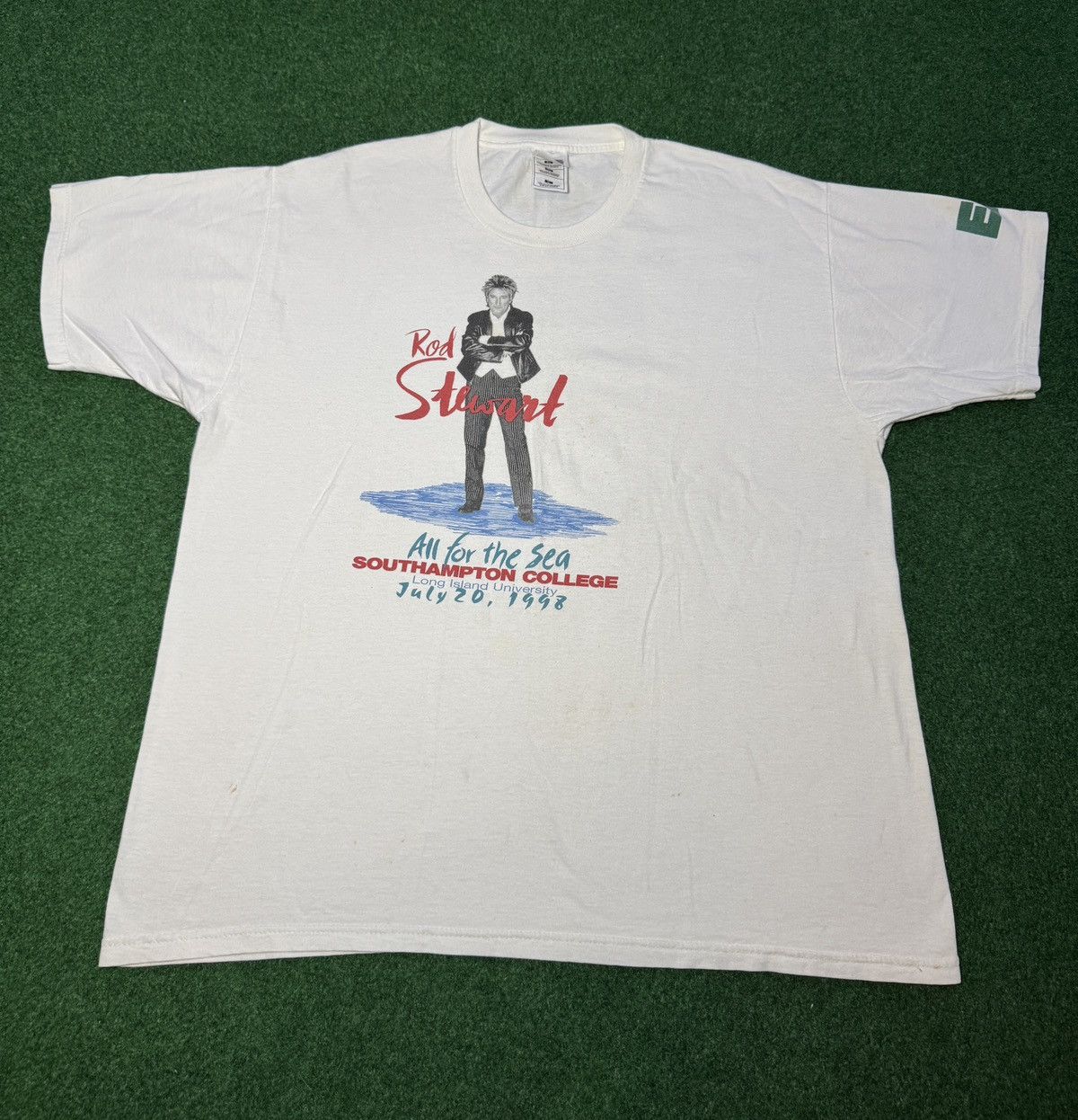 Band Tees 90s Rod Stewart Long Island University XL Concert T Shirt Size US XL / EU 56 / 4 - 1 Thumbnail
