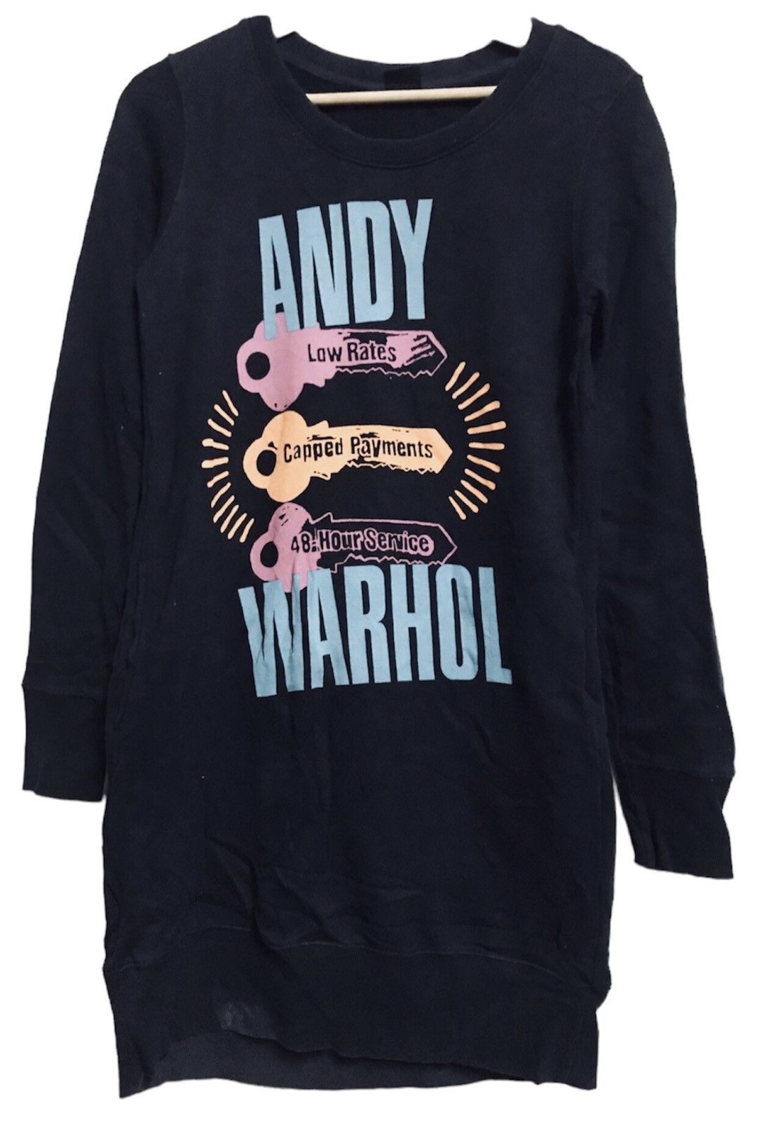 Andy Warhol × If Six Was Nine × The Unbranded Brand Andy Warhol Long Sweatshirt Pullover Size S / US 4 / IT 40 - 1 Thumbnail