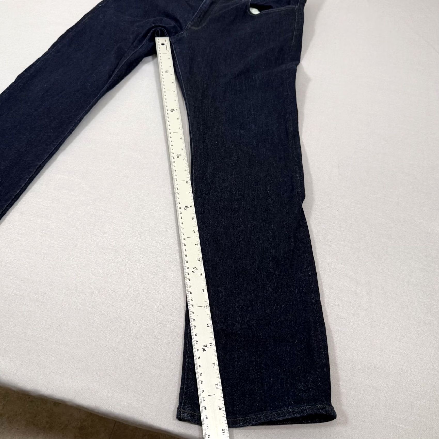 G-Star G-Star Jeans Mens 36x30 Blue Deconstructed Slim Straight Denim Pants Stretch Raw Jeans Size US 36 / EU 52 - 3 Thumbnail