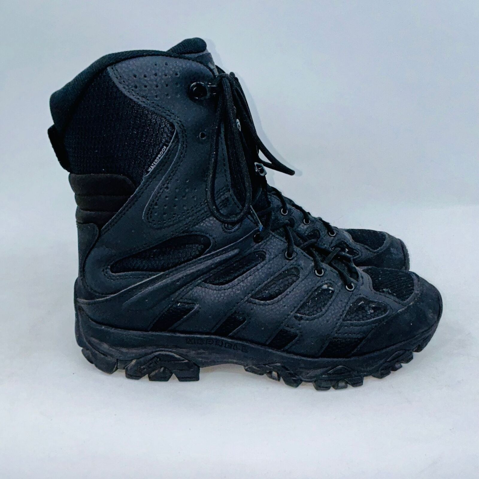 Merrell MERRELL MEN'S MOAB 2 BLACK WATERPROOF BOOTS SIZE 10.5D Size US 10.5 / EU 43-44 - 1 Thumbnail