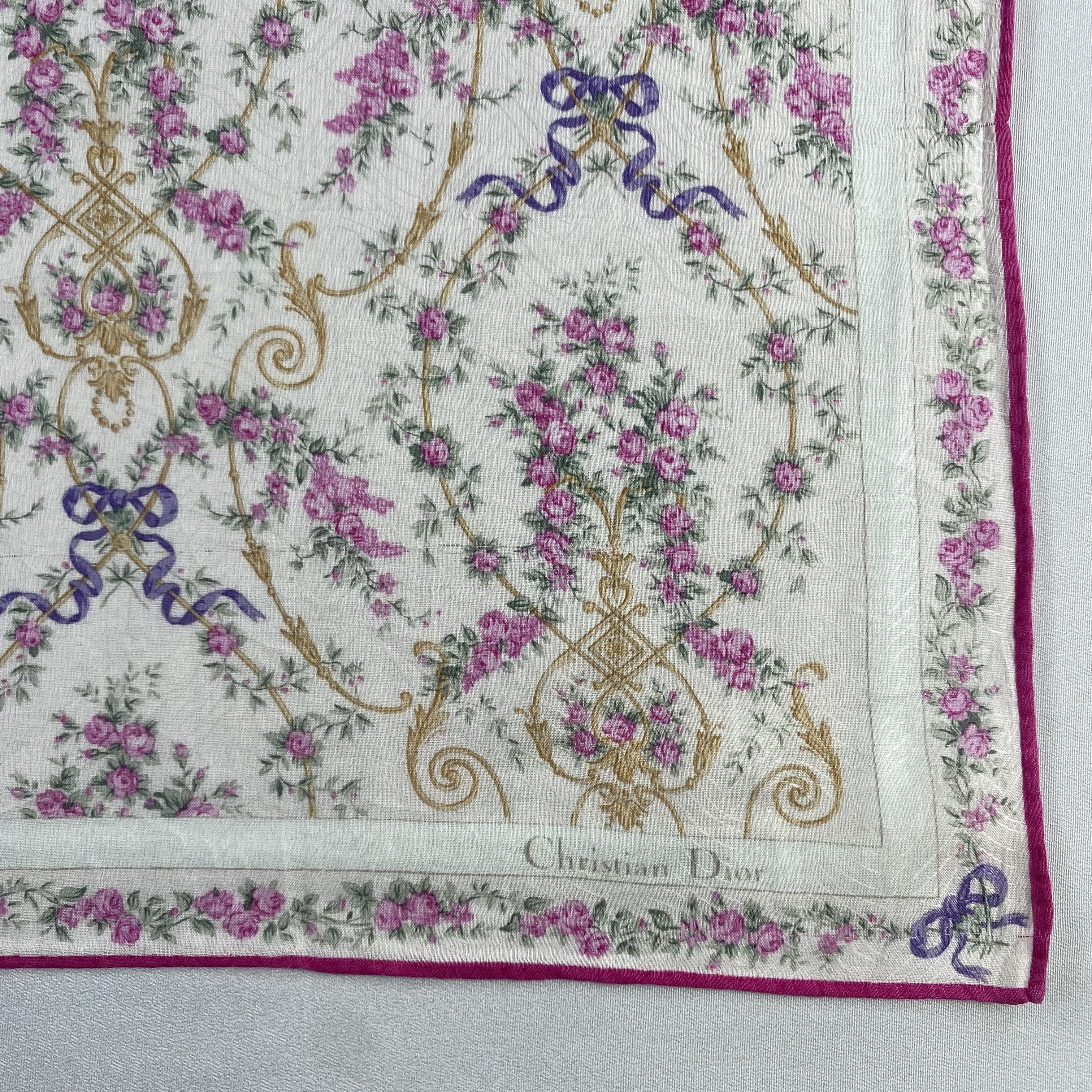 Vintage Christian Dior Monsieur Handkerchief / Neckerchief-P1907 Size ONE SIZE - 3 Thumbnail