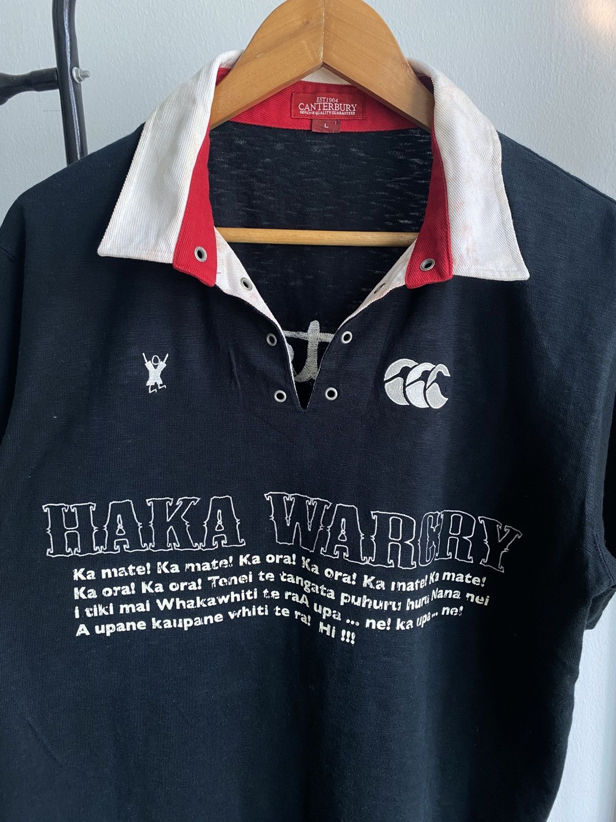 Canterbury of New Zealand Vintage FADED Canterbury New Zealand Spellout WarCry 🔥 Size US L / EU 52-54 / 3 - 3 Thumbnail