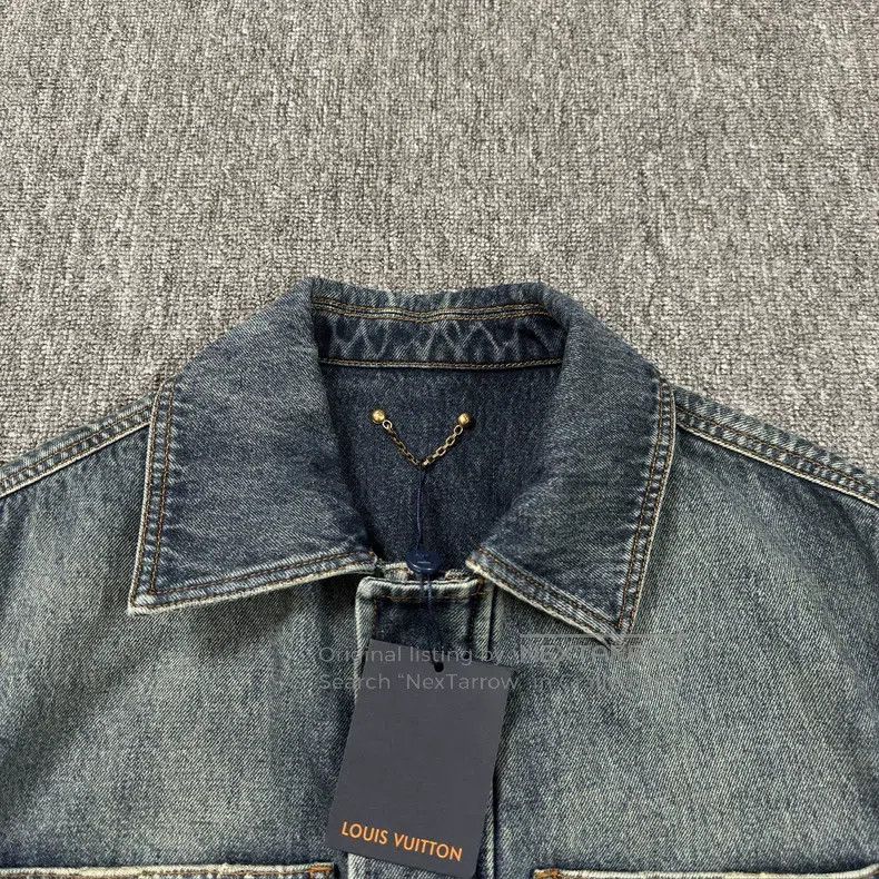 Louis Vuitton Louis Vuitton Dark blue lumberjack denim jacket Size US M / EU 48-50 / 2 - 5 Thumbnail