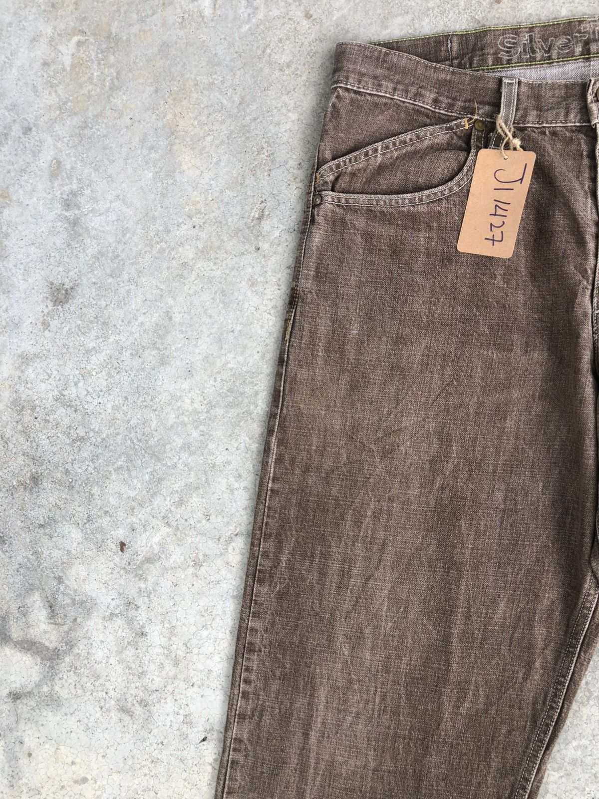 Levi's Baggy Levi’s Silvertab Distressed Jeans Size US 35 - 4 Thumbnail