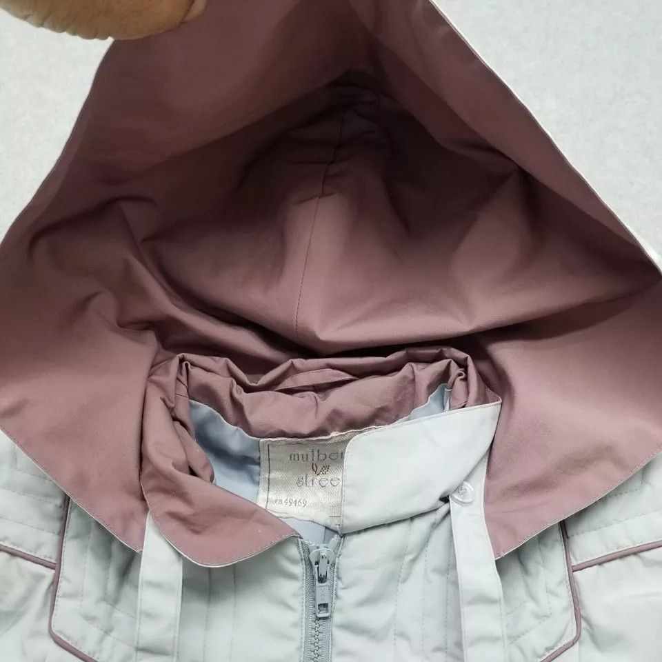 Mulberry Mulberry Street Jacket Womens Medium Pockets Full Zip Hooded Size M / US 6-8 / IT 42-44 - 3 Thumbnail