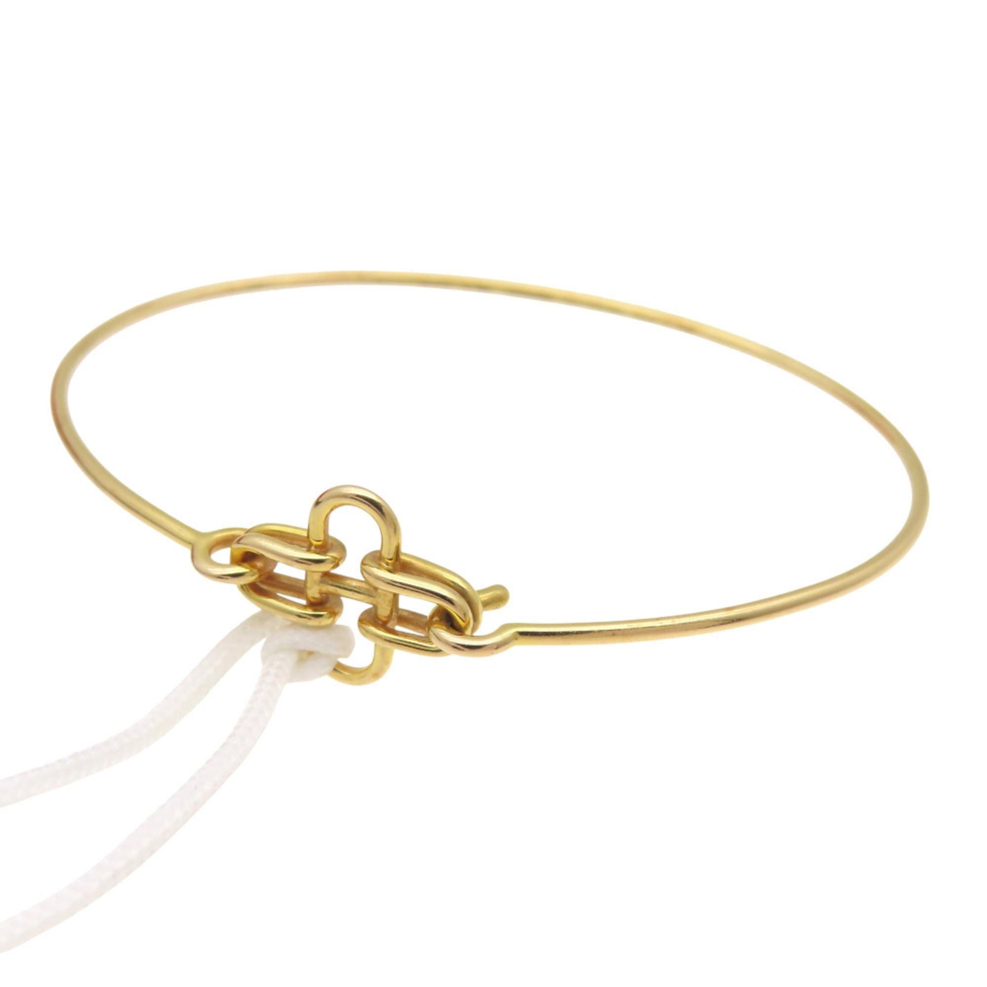 Hermes Excellent condition Hermes Rose de Mer 18K Yellow Gold Bangle, 1857, for women. Size ONE SIZE - 1 Thumbnail