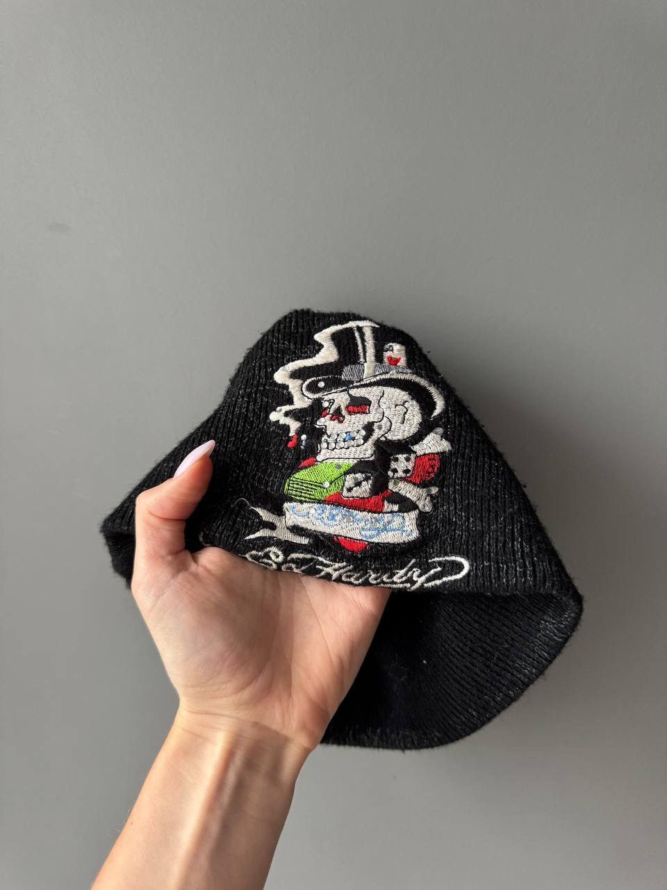 Ed Hardy Ed hardy Hat Vintage big logo tiger beanie tattoo wear Size ONE SIZE - 2 Thumbnail