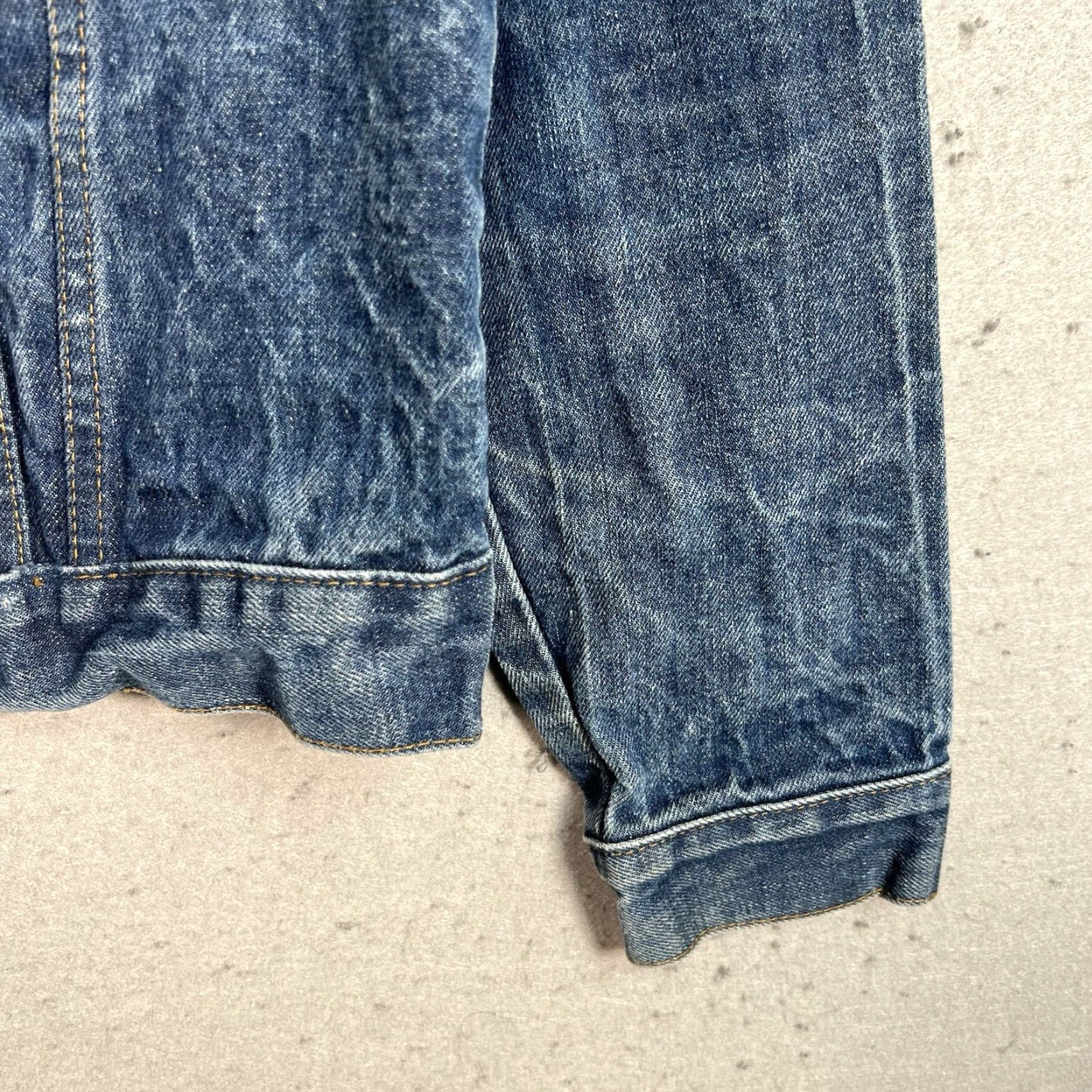 Vintage VINTAGE Montgomery Ward Denim Trucker Jacket Adult Small Blue Mens Size US S / EU 44-46 / 1 - 6 Thumbnail