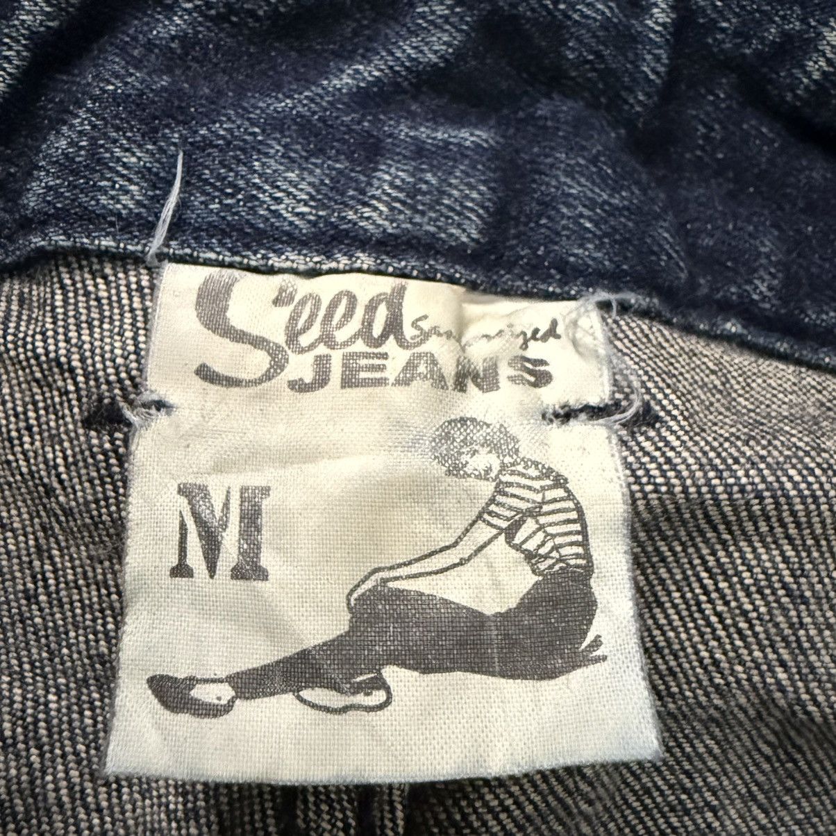 If Six Was Nine Vintage Archival 90s Seed Distressed Trashed Dirty Pants Size US 30 / EU 46 - 12 Thumbnail