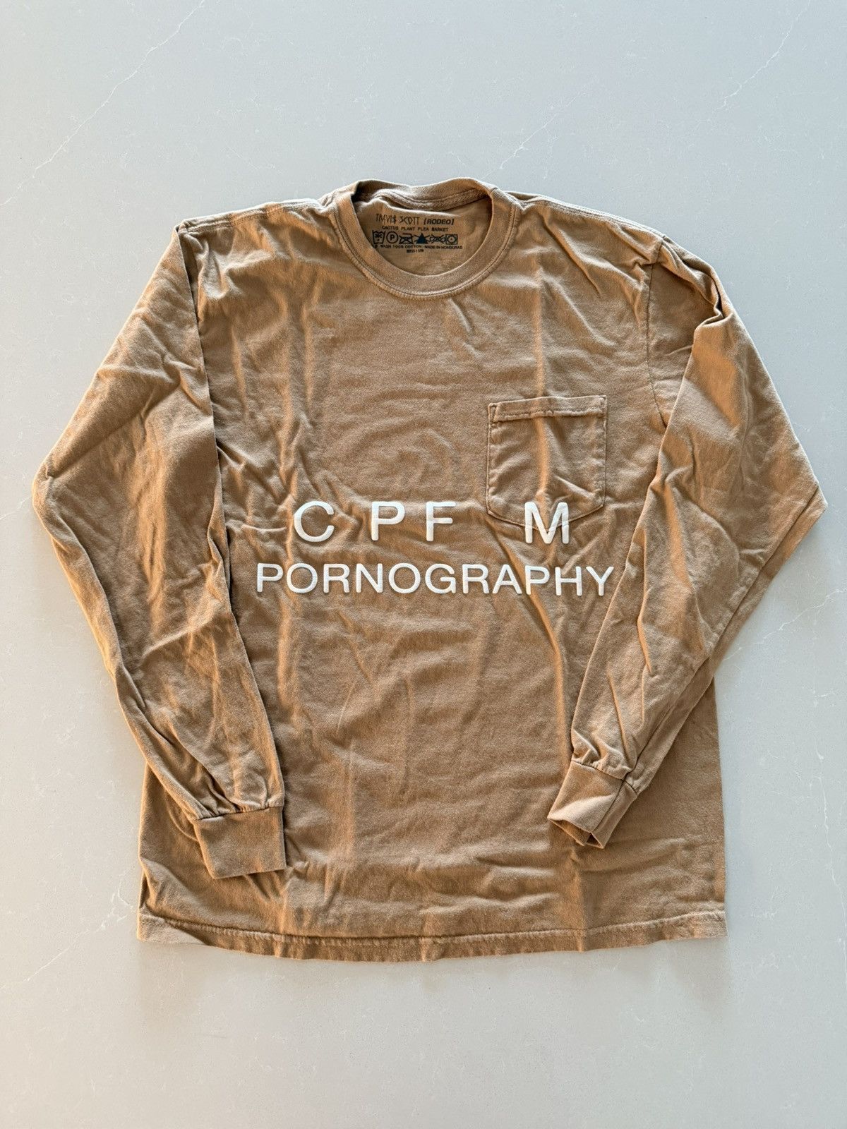 Cactus Plant Flea Market × Travis Scott RODEO CPFM TRACK 1 L/S TEE Size US M / EU 48-50 / 2 - 1 Thumbnail