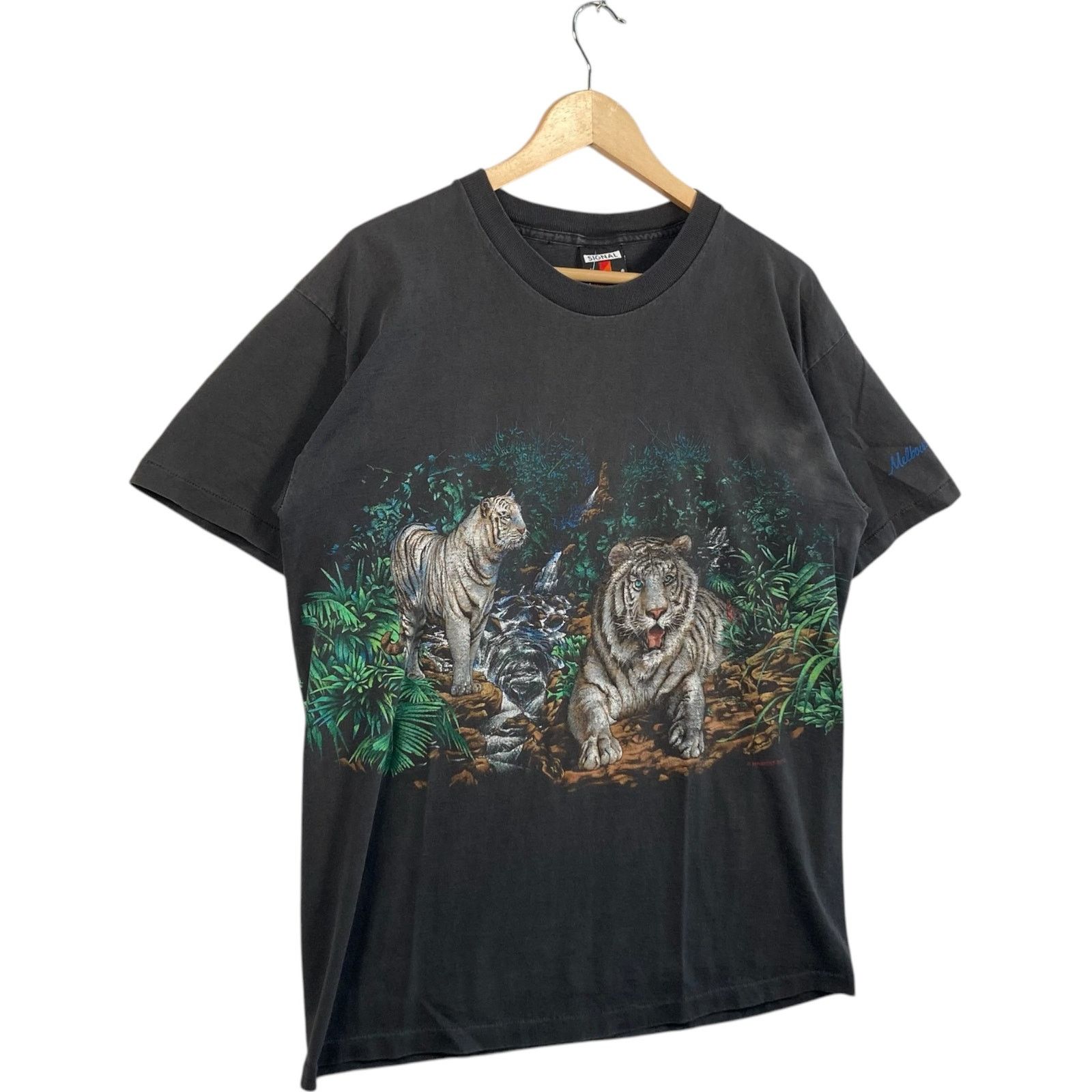 Signal Sport Vintage White Tigers Melbourne Beach, FL Souvenir Tee L Size US L / EU 52-54 / 3 - 4 Thumbnail