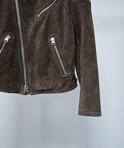 Tom Ford o1sm1stk0824 Suede Biker Jacket in Brown Size US M / EU 48-50 / 2 - 3 Thumbnail