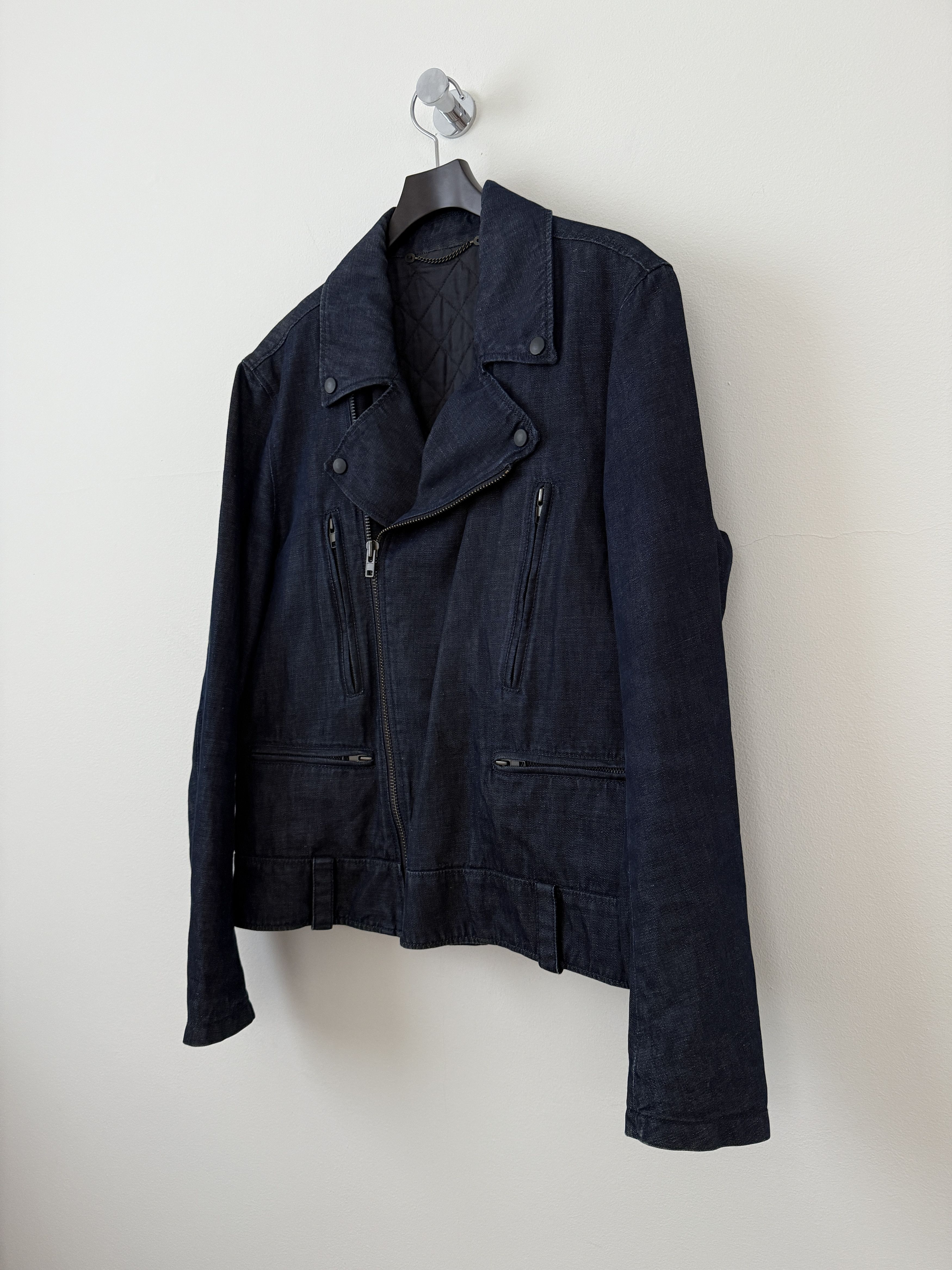 Maison Margiela 2011 Replica Denim Perfecto Moto Jacket Size US M / EU 48-50 / 2 - 4 Thumbnail