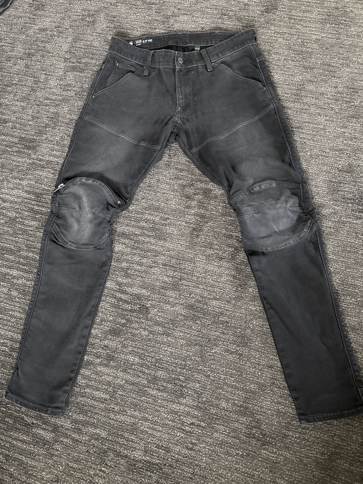G-Star Sz33 - G Star Mens Denim 3D Zip Knee Size US 33 - 1 Thumbnail